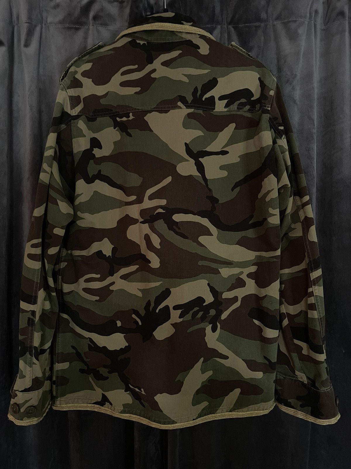 Saint Laurent Paris Saint Laurent Gold Trim Military jacket Size US M / EU 48-50 / 2 - 3 Thumbnail