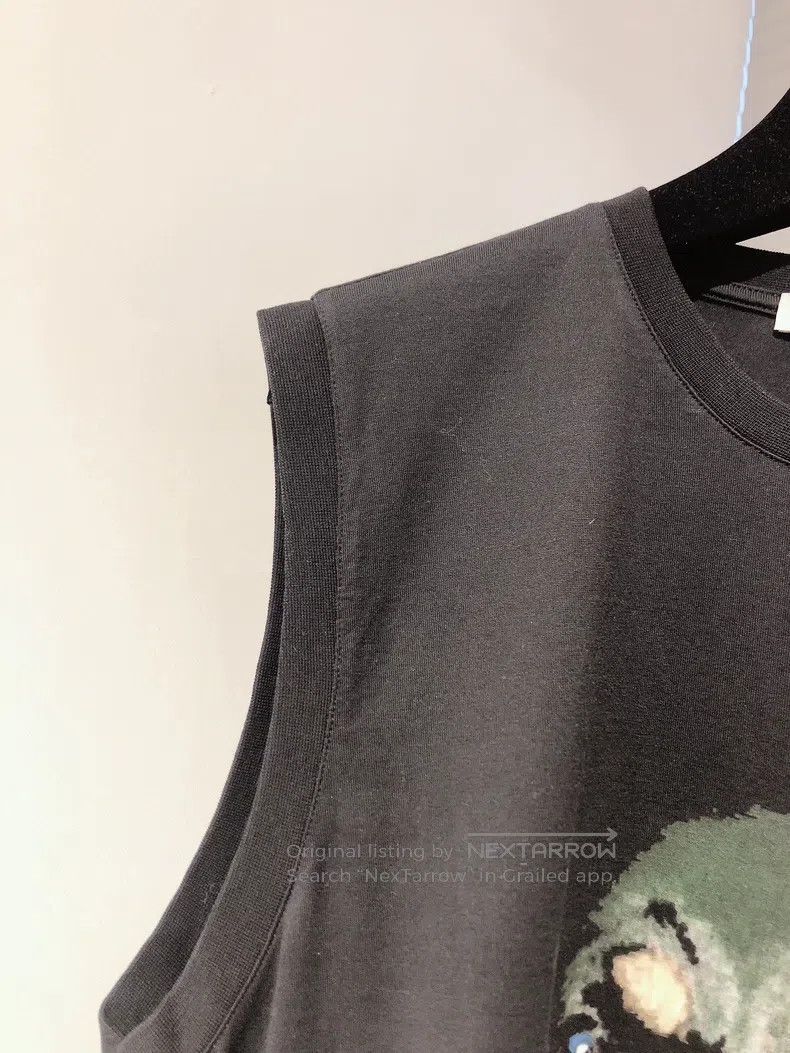 Givenchy Givenchy Black Dog Head Sleeveless T-Shirt Size US XS / EU 42 / 0 - 6 Thumbnail