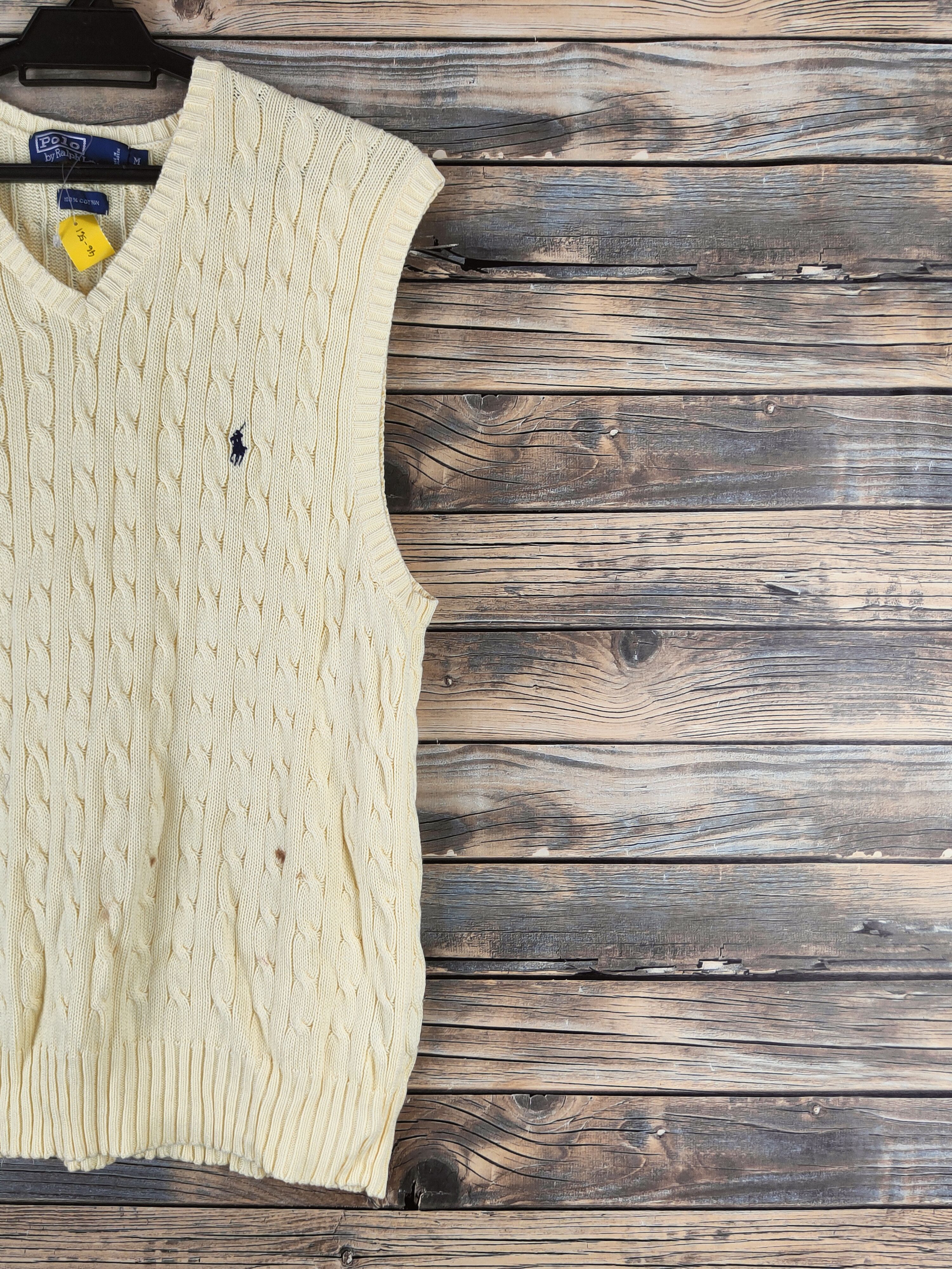 Polo Ralph Lauren DL Polo by Ralph Lauren Yellow Knitwear Vests #46-561 Size US M / EU 48-50 / 2 - 5 Thumbnail