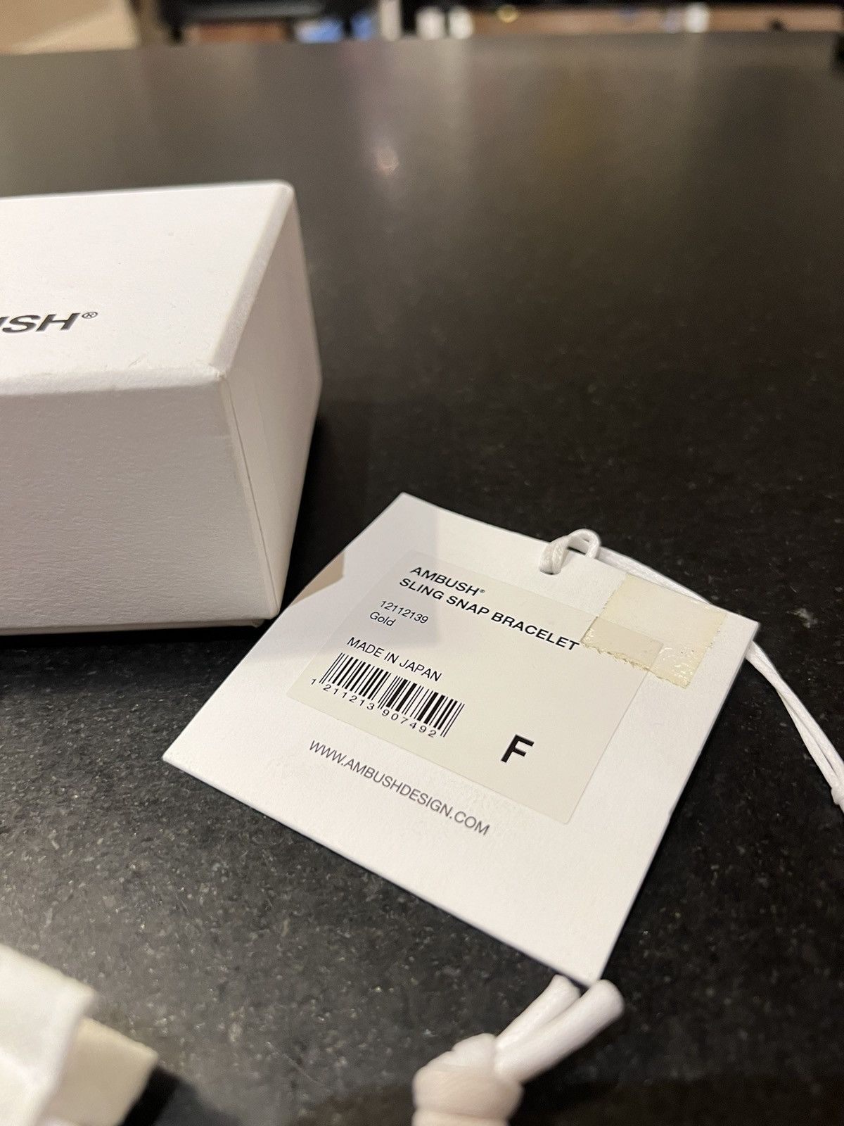 Ambush gold paper clip bracelet