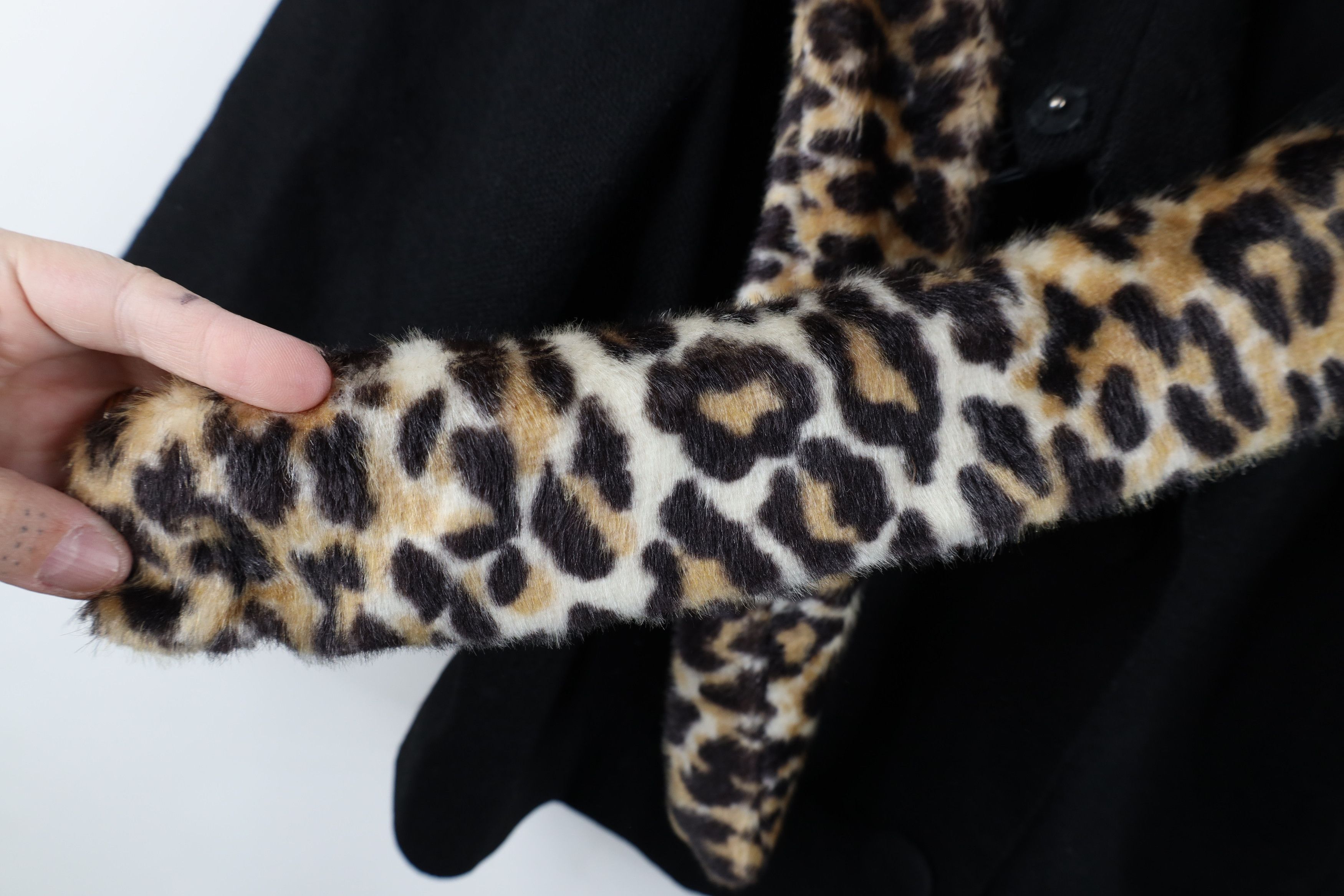 Vintage Vintage 50s Rockabilly Cheetah Trim Blazer Jacket USA Size XL / US 12-14 / IT 48-50 - 5 Thumbnail