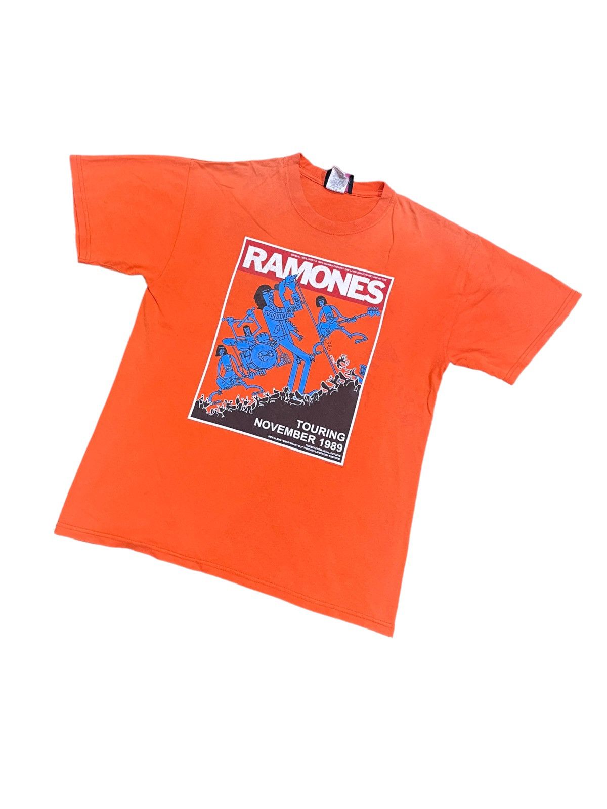 Band Tees Vtg Ramones Tour Tee Size US M / EU 48-50 / 2 - 2 Thumbnail