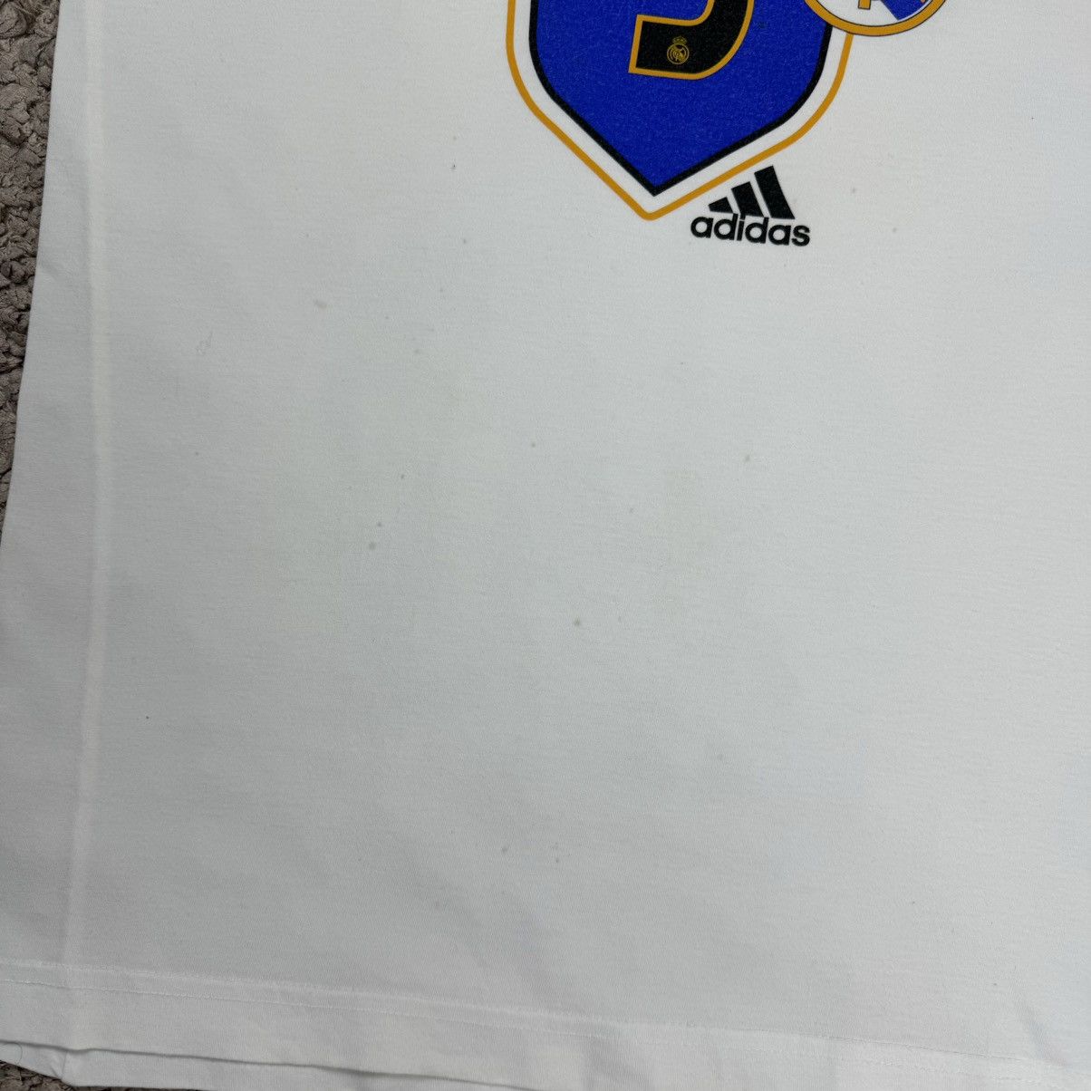 Vintage Vintage Adidas Real Madrid Zidane 5 T-shirt Size US M / EU 48-50 / 2 - 12 Thumbnail