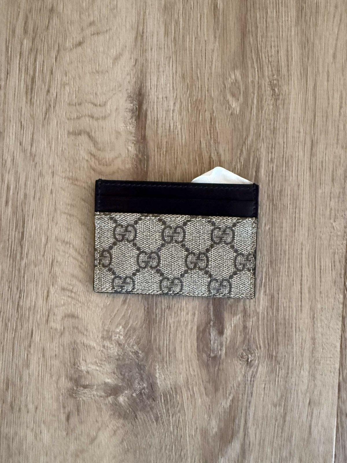 Gucci Gucci GG Supreme cardholder Size ONE SIZE - 5 Thumbnail