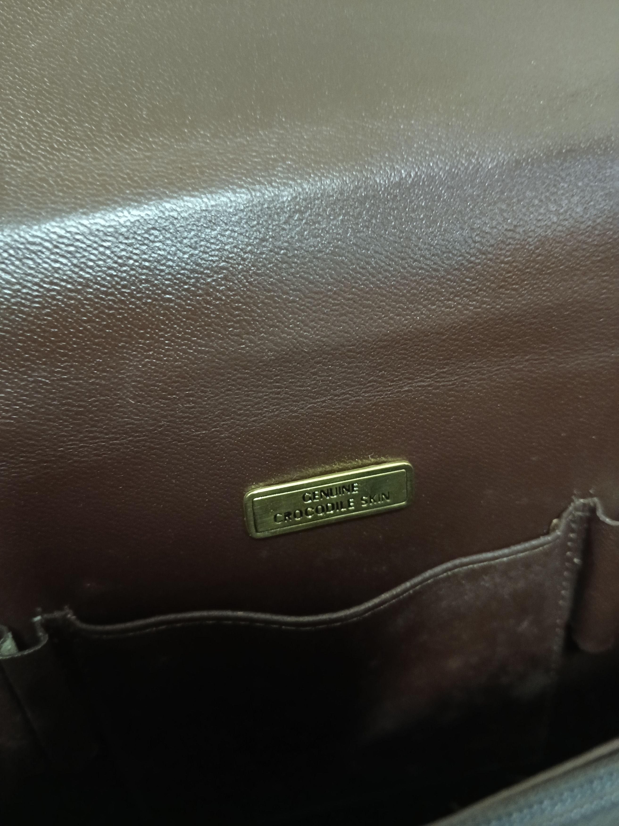 Leather GENUINE LEATHER CROC0DILE🐊SKIN Size ONE SIZE - 10 Thumbnail