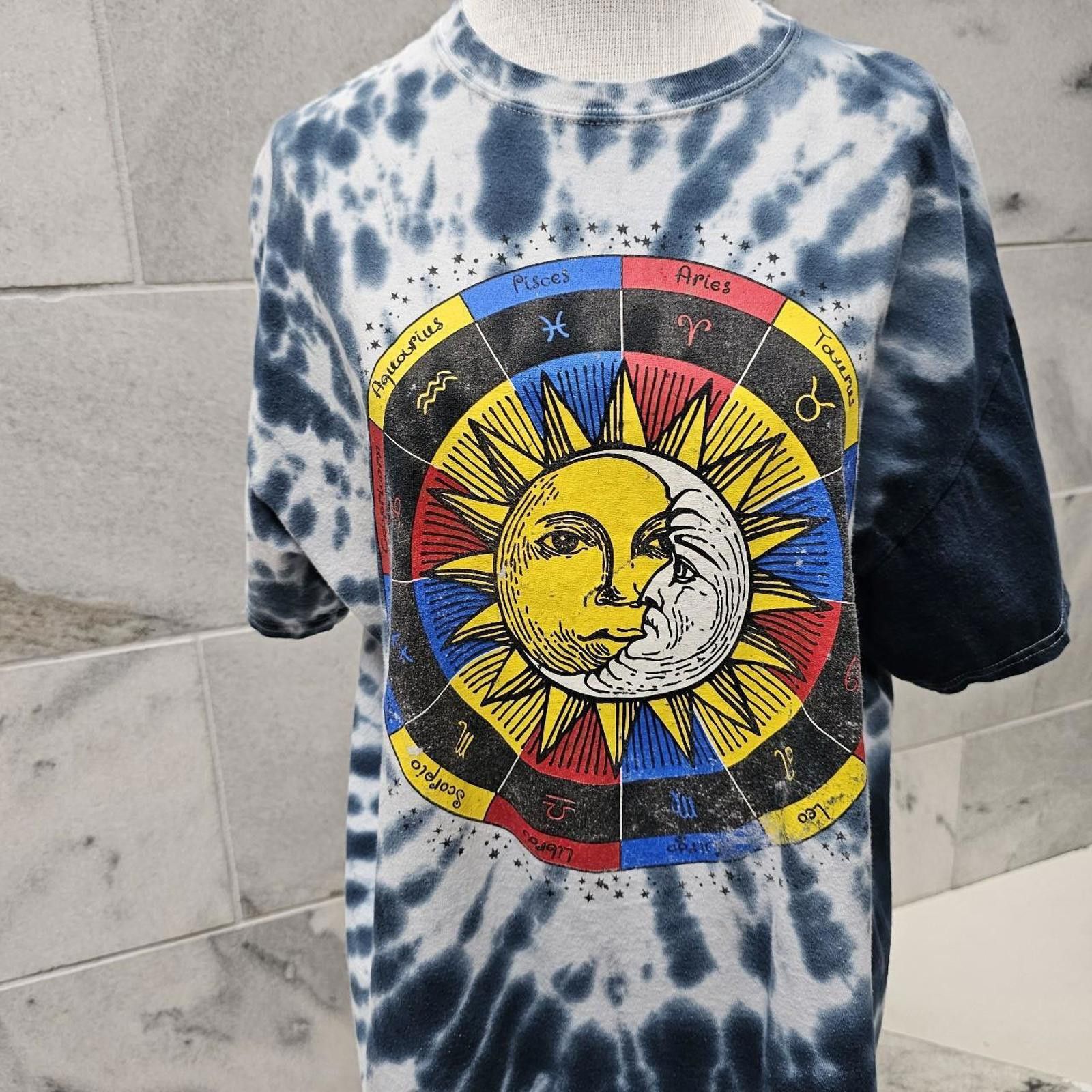 Other Women's Tie-Dye Sun and Moon T-shirt Size XL / US 12-14 / IT 48-50 - 2 Thumbnail