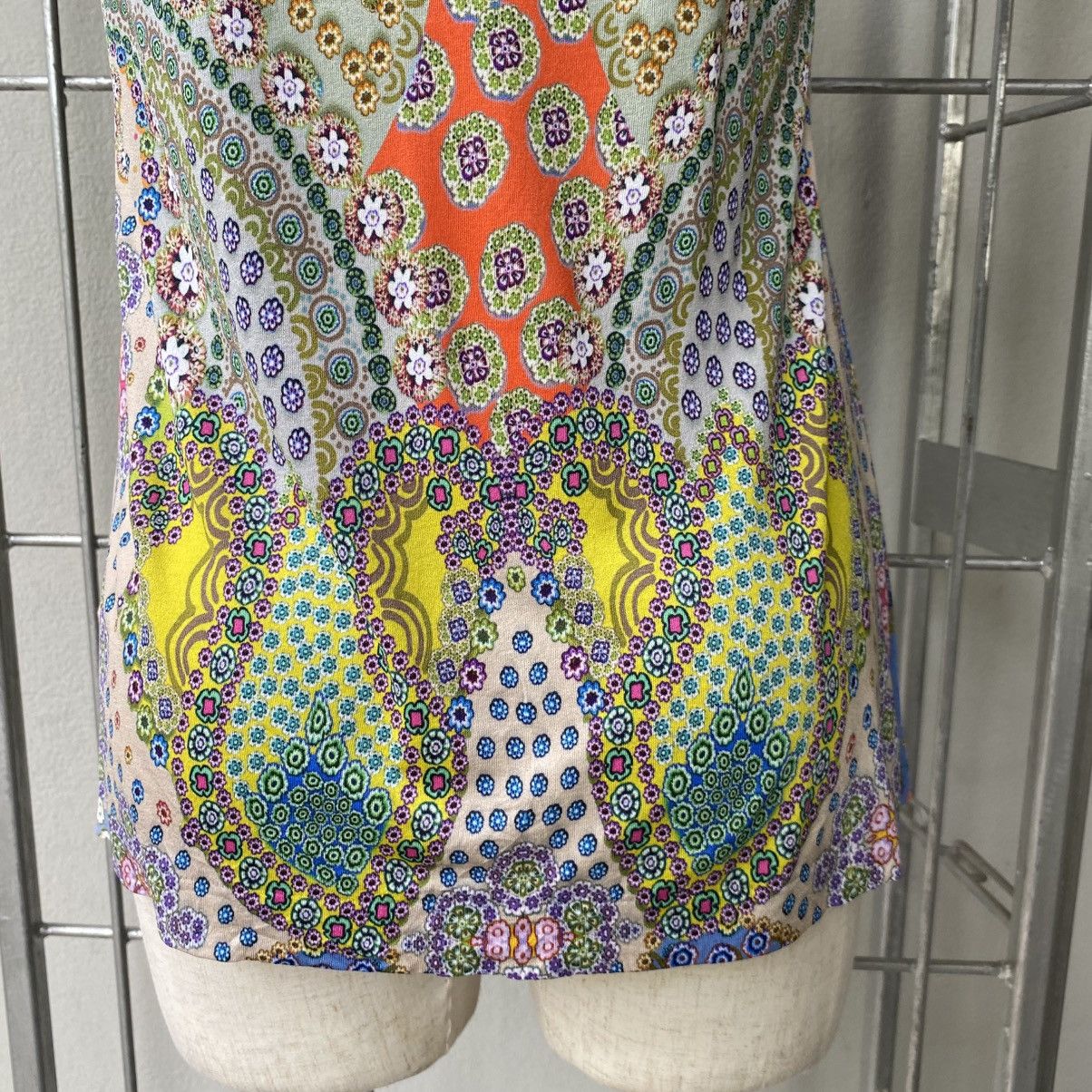 Etro ETRO Milano Multicolor Paisley Print Scoop Neck Top Size M / US 6-8 / IT 42-44 - 16 Thumbnail