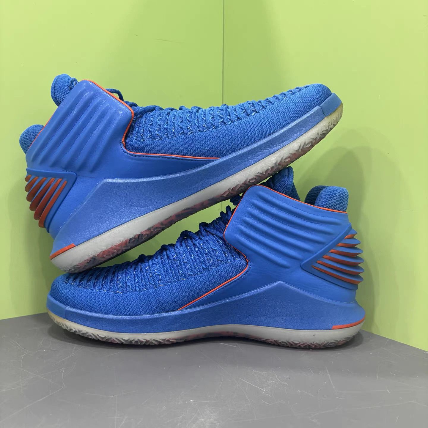 Jordan Brand Air Jordan 32 Russell Westbrook OKC PE Basketball Shoes K15 Size US 10 / EU 43 - 5 Thumbnail