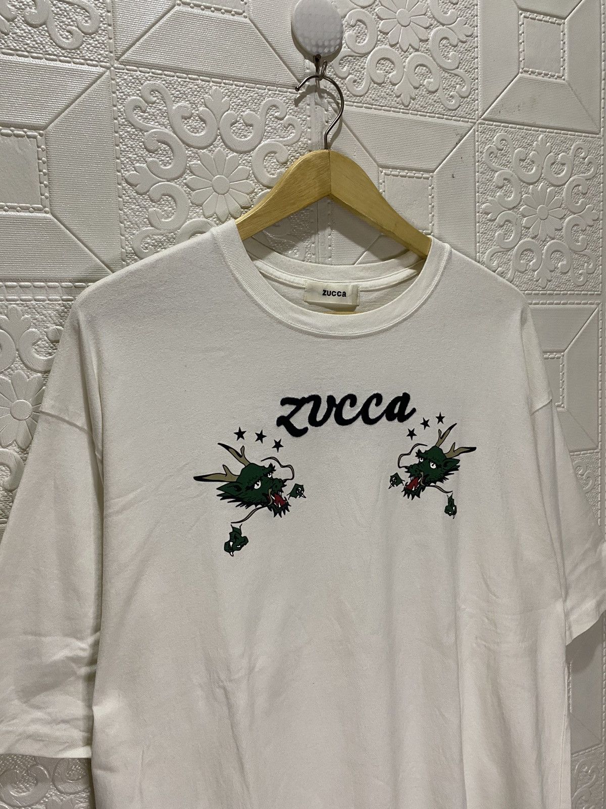Issey Miyake × Japanese Brand × Zucca Zucca Dragon Embroidery By Issey Miyake Tshirt Size US M / EU 48-50 / 2 - 3 Thumbnail