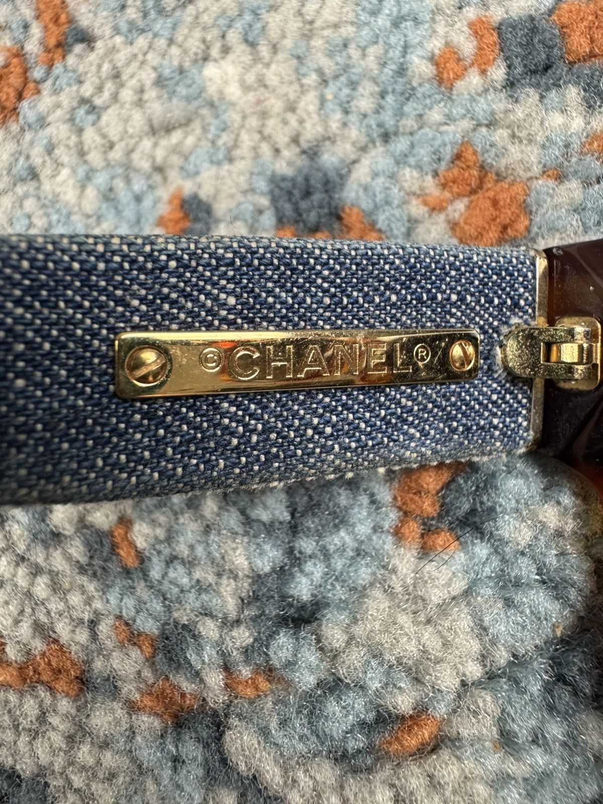 Chanel Rare Vintage 00s Chanel 5162 tortoise denim sunglasses Size ONE SIZE - 9 Thumbnail