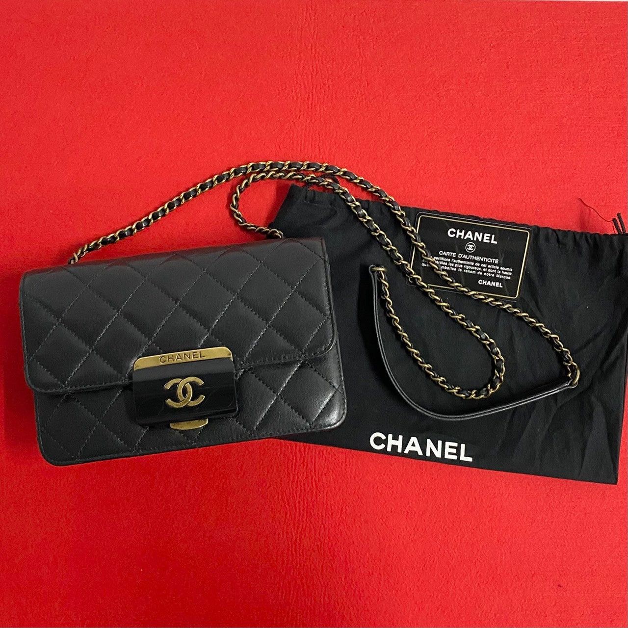 Chanel Chanel Shoulder Bag Black Leather Size ONE SIZE - 1 Thumbnail