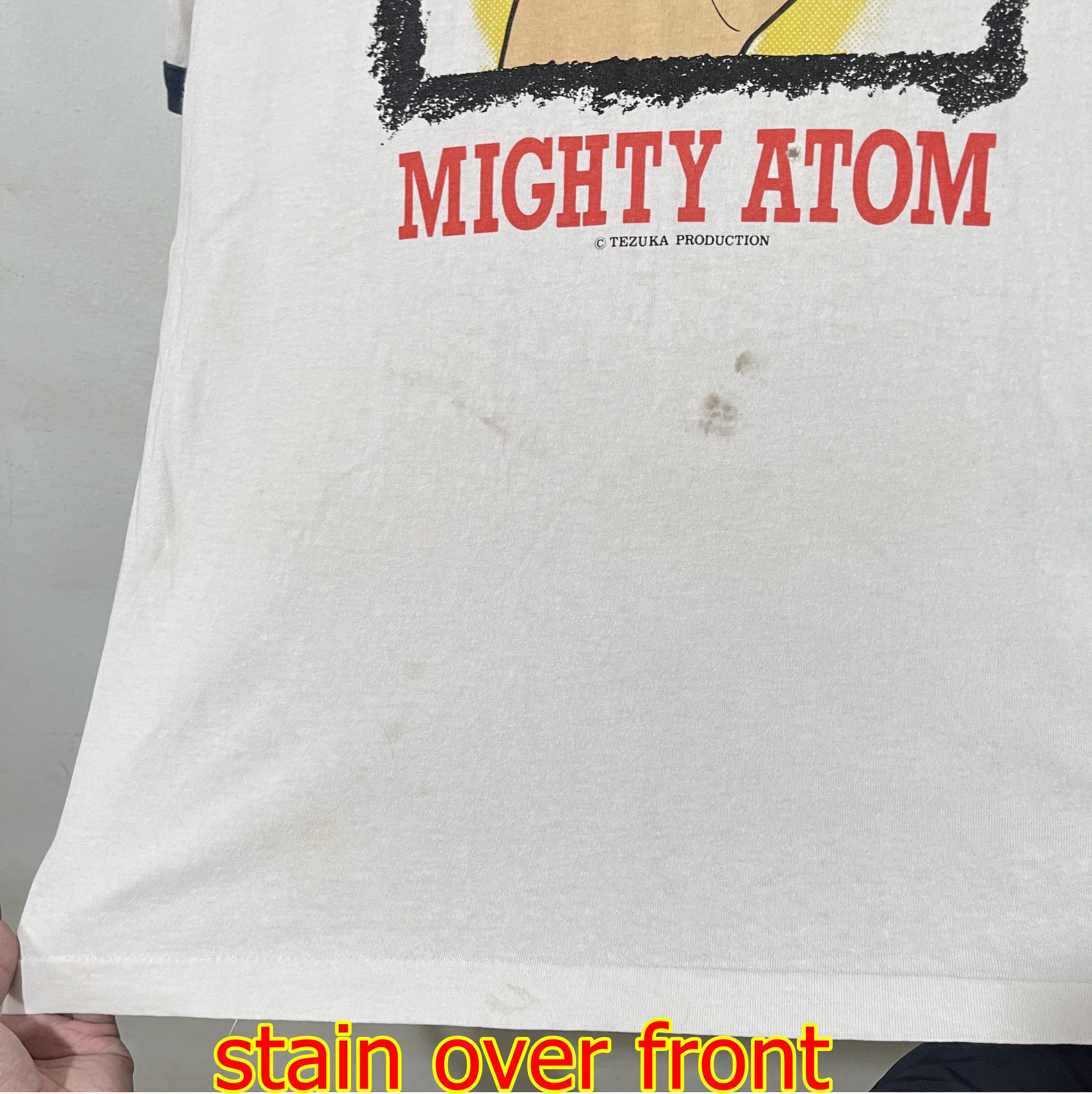 Anime Vintage 90s Mighty Atom Ringer Tee Size US L / EU 52-54 / 3 - 9 Thumbnail