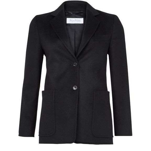 Max Mara MAX MARA Belluno Black Blazer Jacket New & Authentic (Women' Size XS / US 0-2 / IT 36-38 - 1 Thumbnail