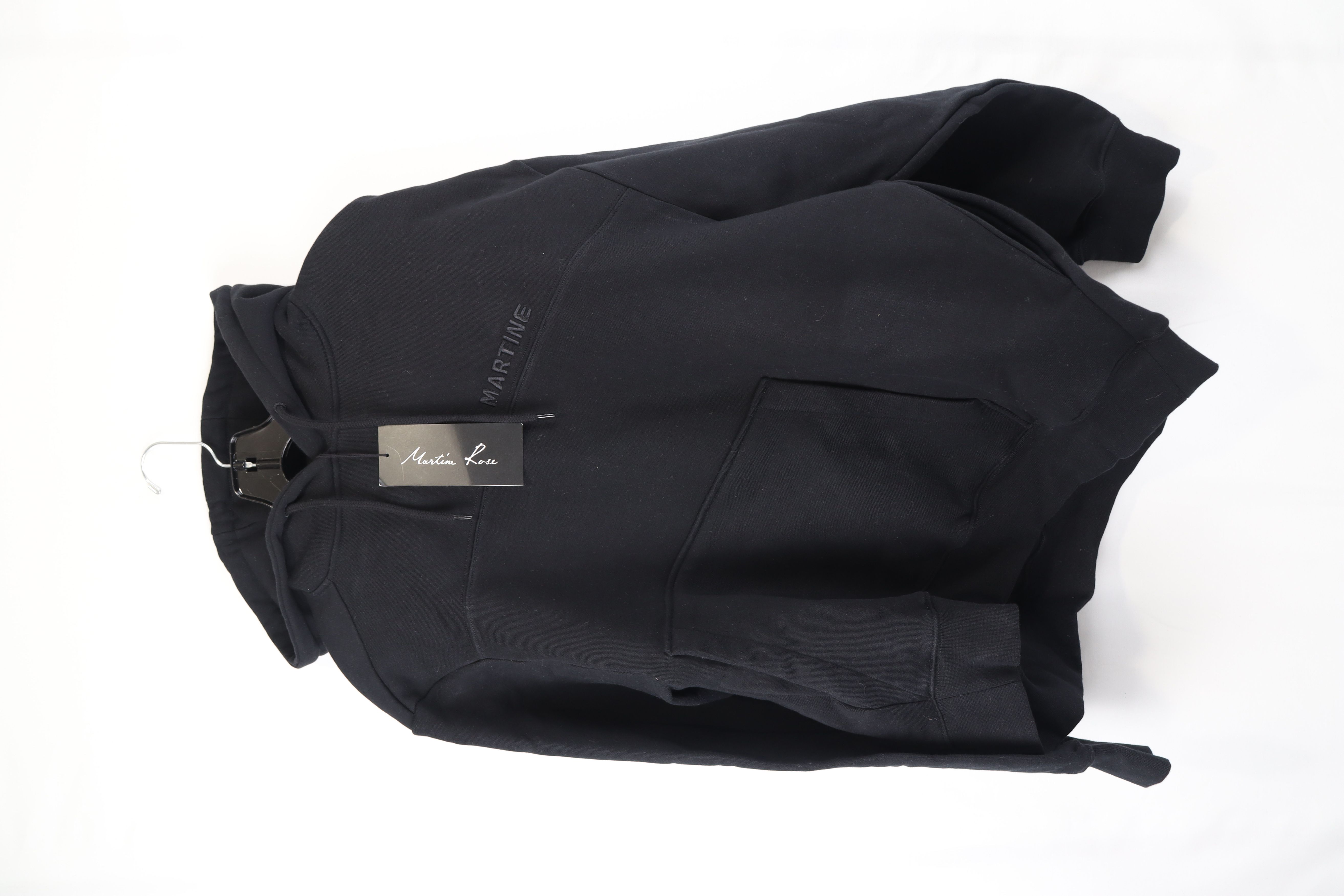 Martine Rose o1rshd10124 Twisted Hoodie in Black Size US S / EU 44-46 / 1 - 2 Thumbnail