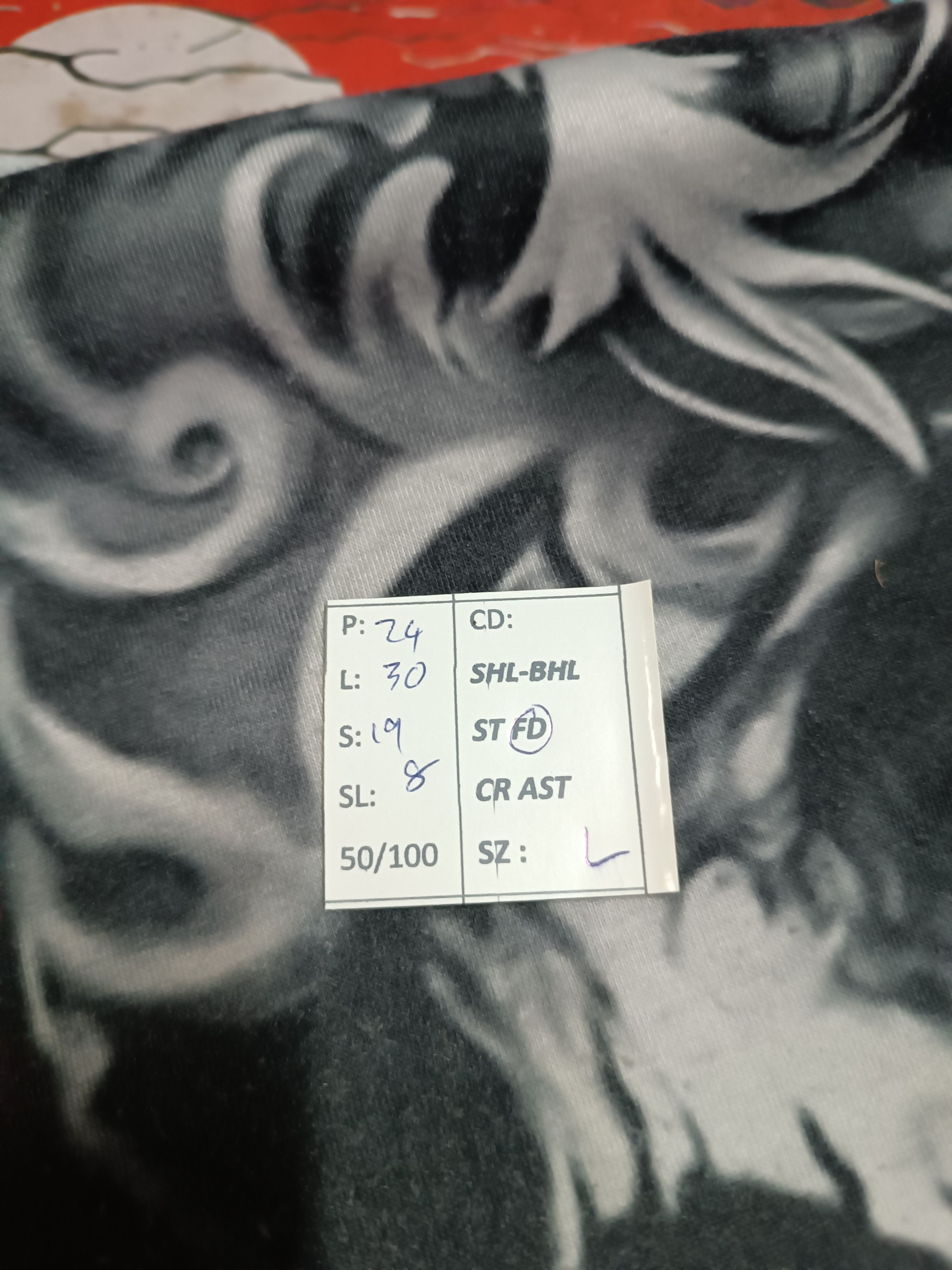 Other VINTAGE SKULLS TRIBAL FLOWER HORROR Y2K STYLE VERY RARE Size US L / EU 52-54 / 3 - 18 Thumbnail