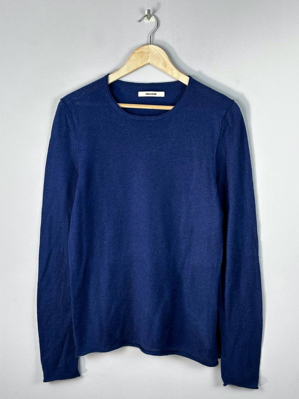 Zadig & Voltaire Zadig Voltaire Cashmere Crewneck Blue Sweater Size US S / EU 44-46 / 1 - 1 Thumbnail