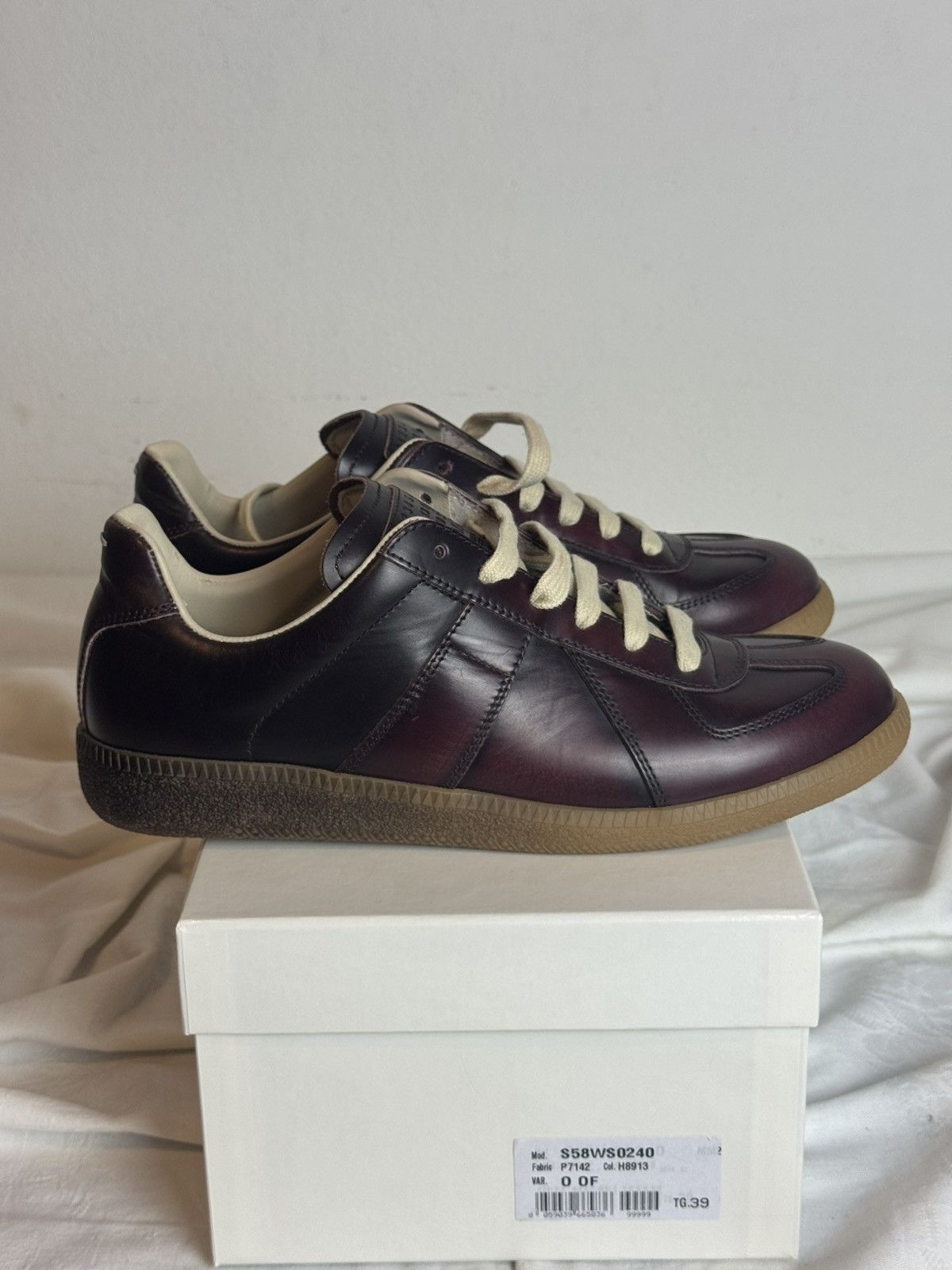 Maison Margiela Maison Margiela GAT Sneakers - Red / Black / Gum 39 Size US 9 / IT 39 - 10 Thumbnail