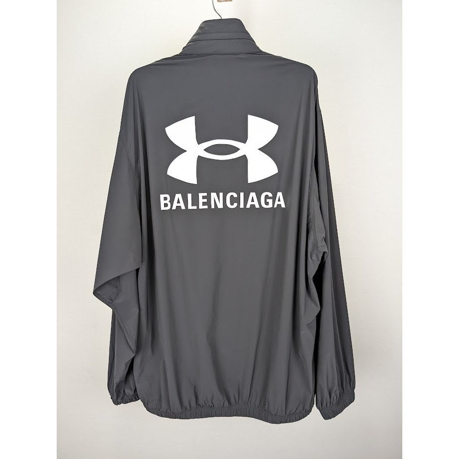 Balenciaga × Under Armour o1rshd1 Nylon Stretch Windbreaker in Black Size US S / EU 44-46 / 1 - 10 Thumbnail