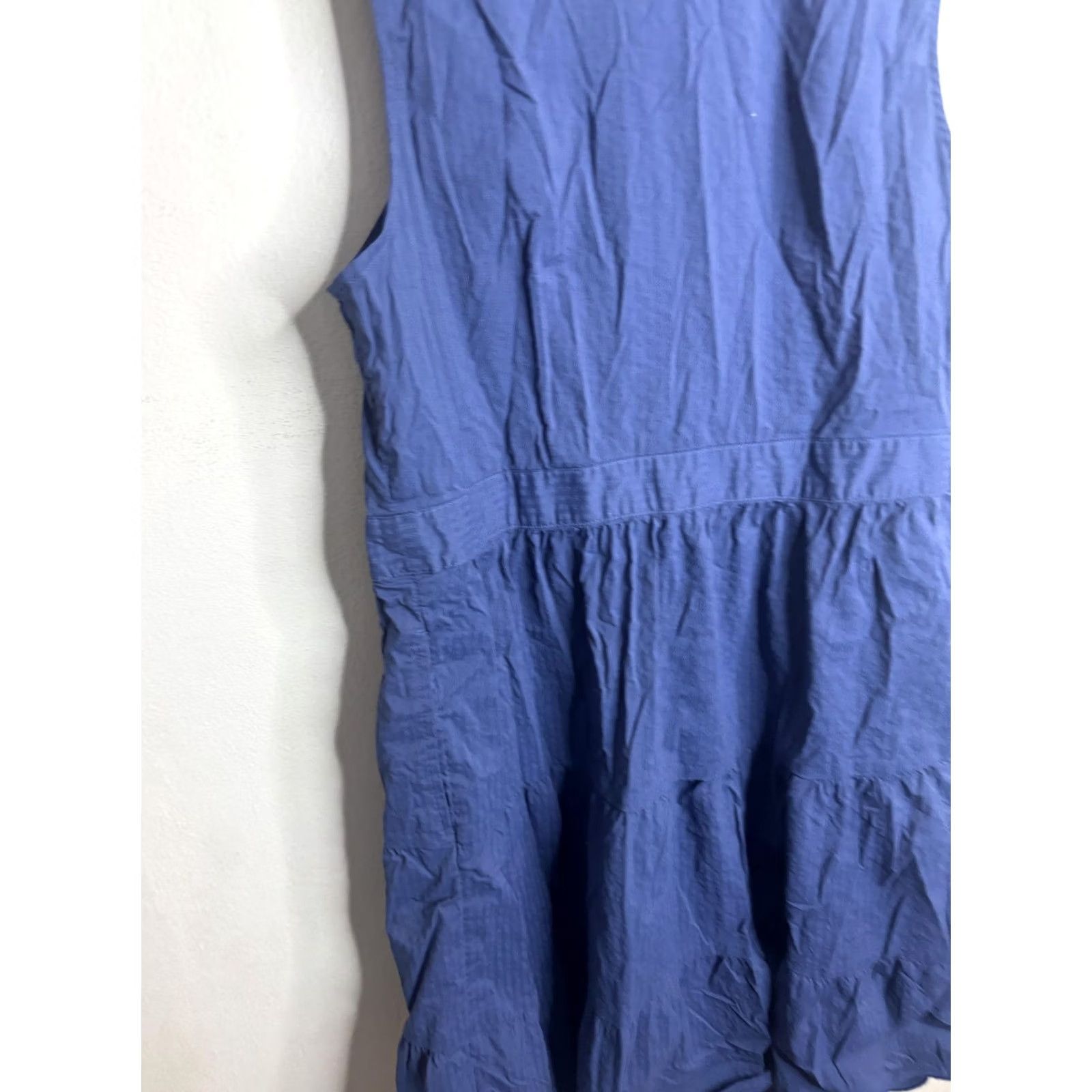 Vineyard Vines Vineyard Vines Performance Vest Womens Medium Blue Tie Front Ruffle Hem Size M / US 6-8 / IT 42-44 - 5 Thumbnail