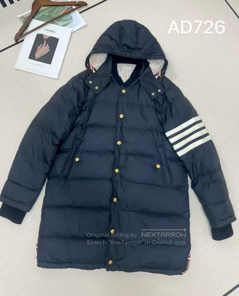 Thom Browne Thom Browne Long Hooded Puffer Jacket Size US M / EU 48-50 / 2 - 1 Thumbnail