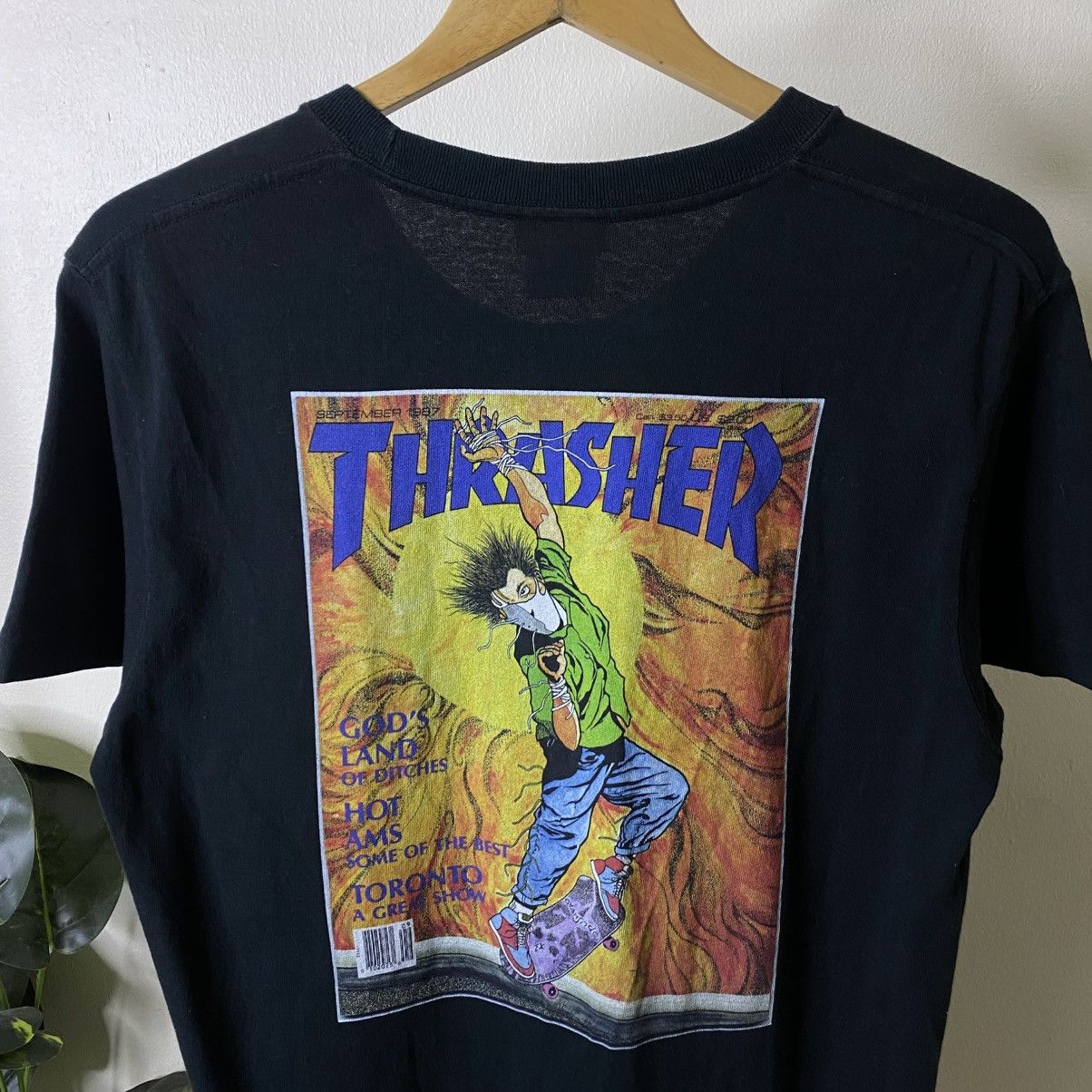 Thrasher Vintage Y2K Thrasher Pushead Skater Tee Size US M / EU 48-50 / 2 - 2 Thumbnail