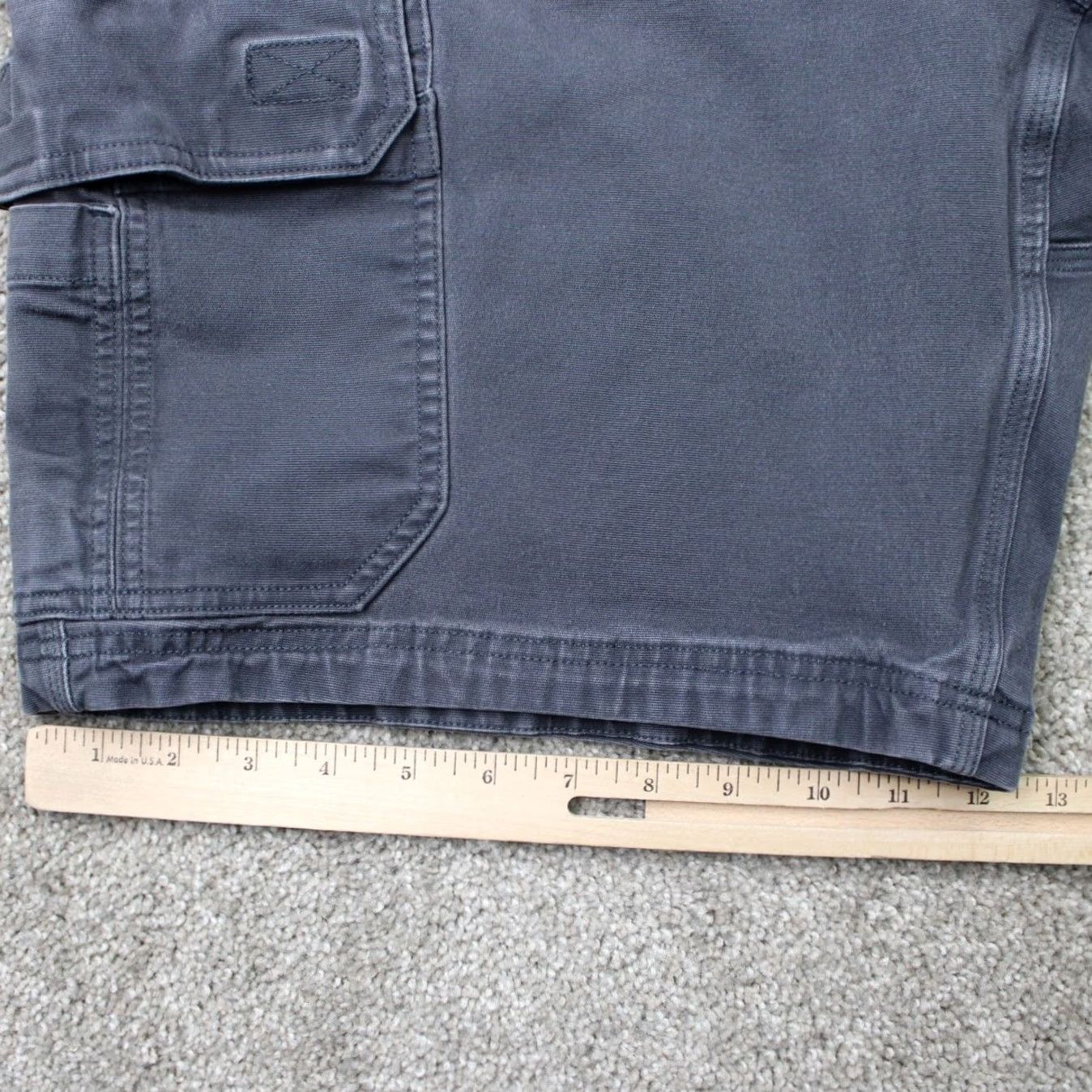 Vintage Duluth Blue DuluthFlex Fire Hose 10" Cargo Shorts Men 44 Nylon Cotton Stretch Cargo Pocket 10" Inseam Relaxed Regular Fit Size US 44 / EU 60 - 4 Thumbnail
