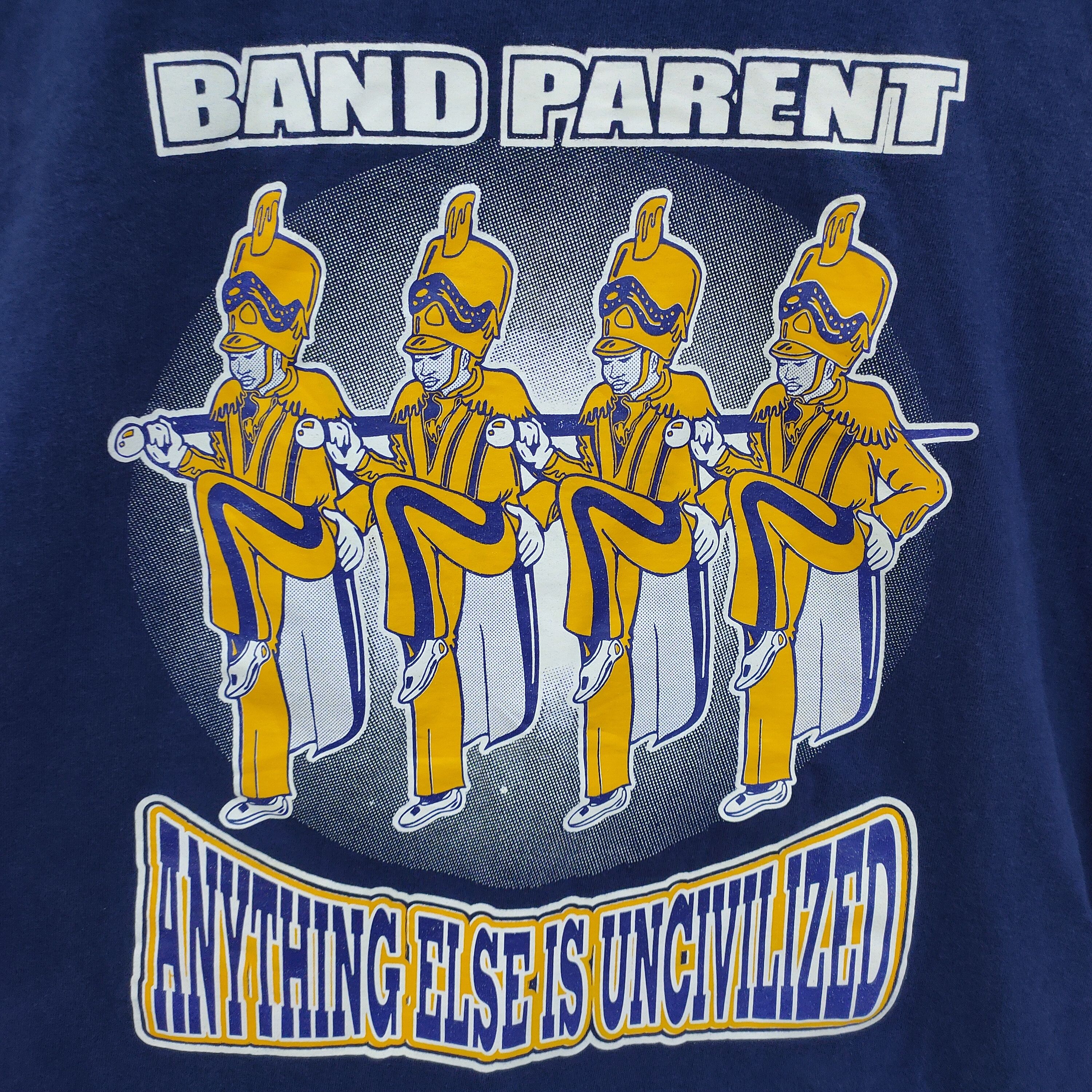 Vintage 90s Marching Panthers Band Orchestra T-shirt Size US XL / EU 56 / 4 - 5 Thumbnail