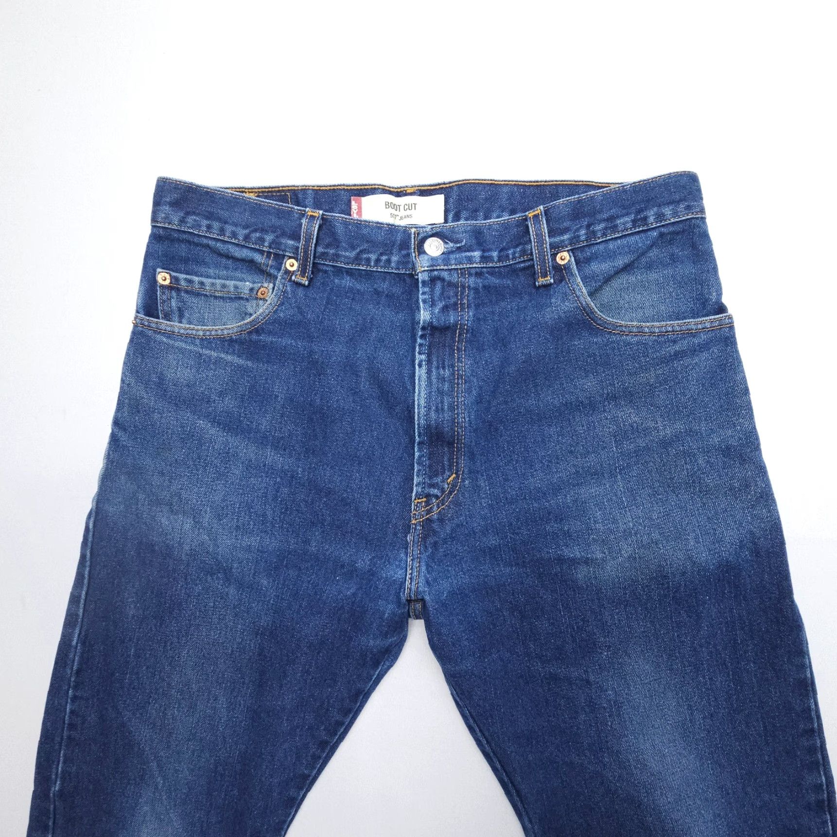 Levi's VINTAGE Levi's Jeans 517 Brand Levi's 517 Bootcut Men 36 Dark Wash Denim 5-Pocket Cowboy USA Western 2000s Mens Size US 36 / EU 52 - 3 Thumbnail