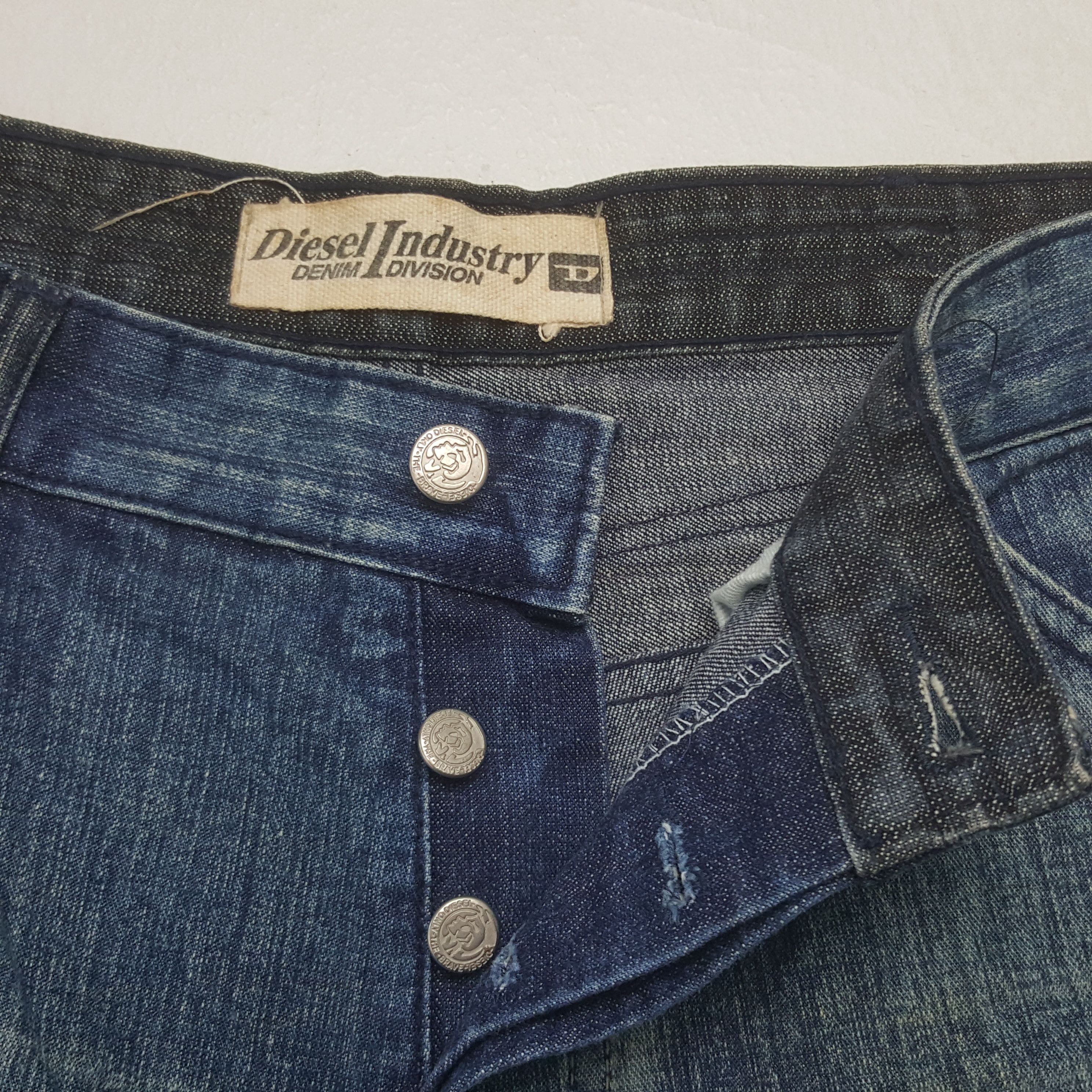 Diesel Vintage Diesel Industry Punk Denim Jeans Size US 34 / EU 50 - 12 Thumbnail