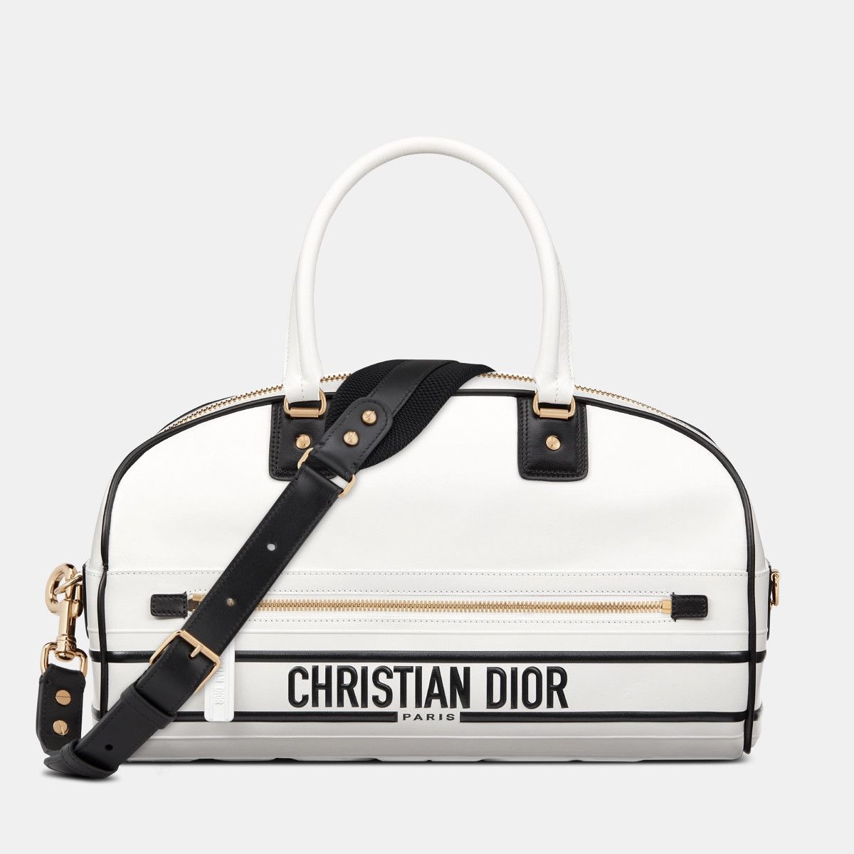 Dior o1bcso1str1124 Size: OS / Vibe Zip Bowling Bag in White Size ONE SIZE - 2 Thumbnail