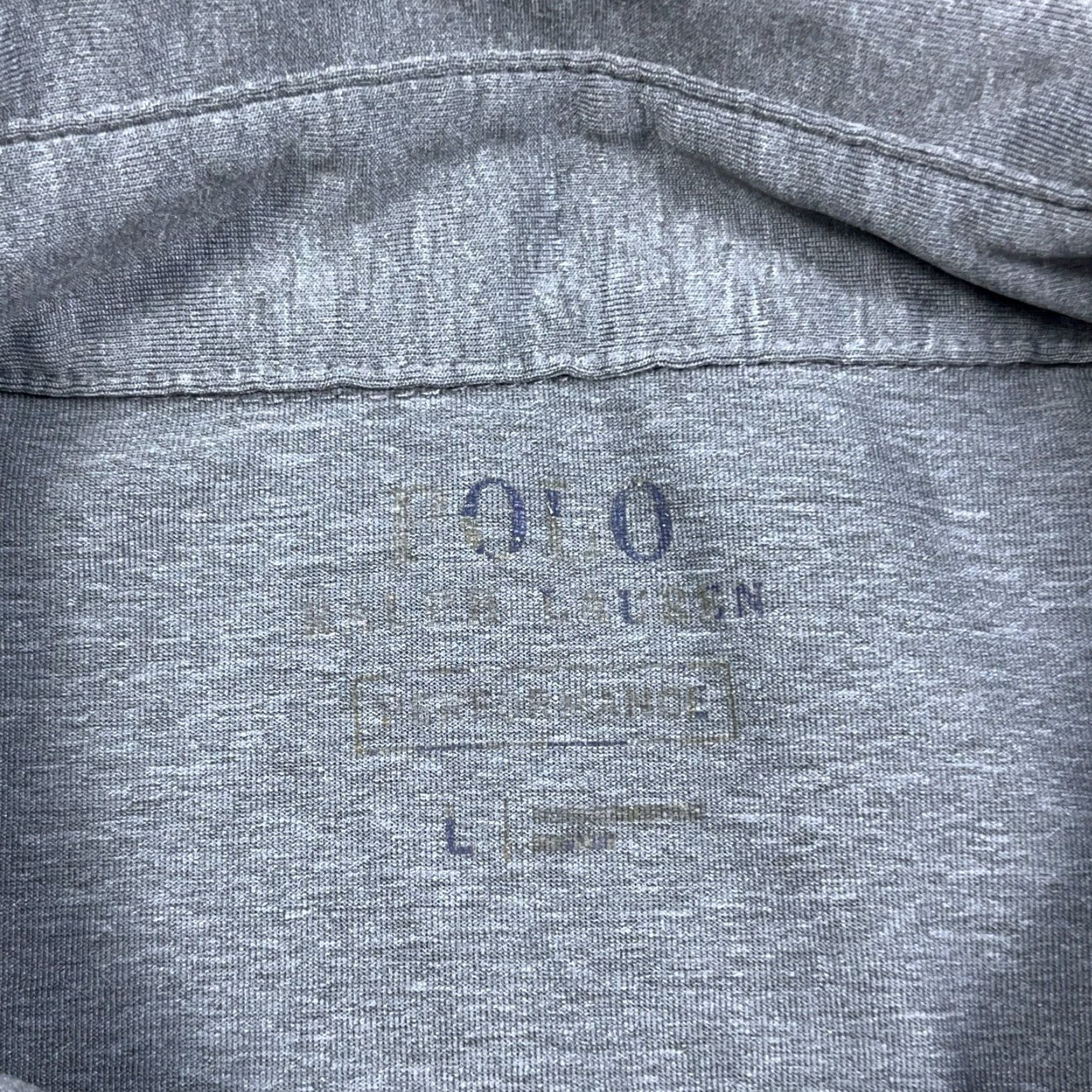 Polo Ralph Lauren Ralph Lauren Polo Shirt Men Large Gray Blue Pony Performance Golf Wicking Adult Size US L / EU 52-54 / 3 - 4 Thumbnail