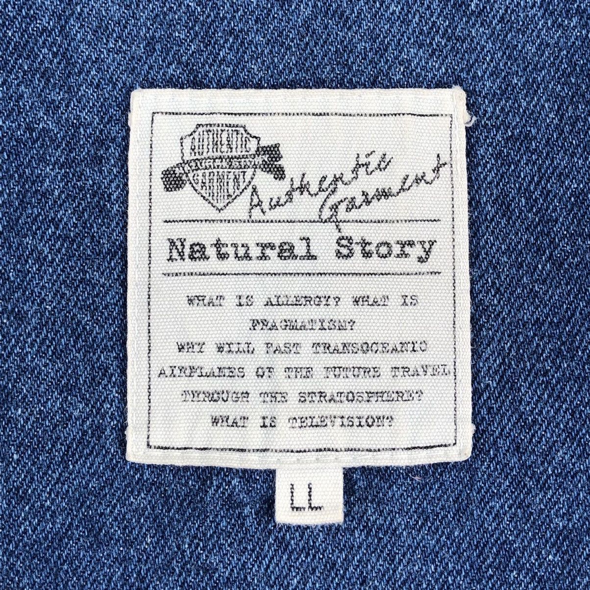 Vintage Vintage Minoya Co.Man Baggy Denim Jacket With Pockets Size US L / EU 52-54 / 3 - 16 Thumbnail