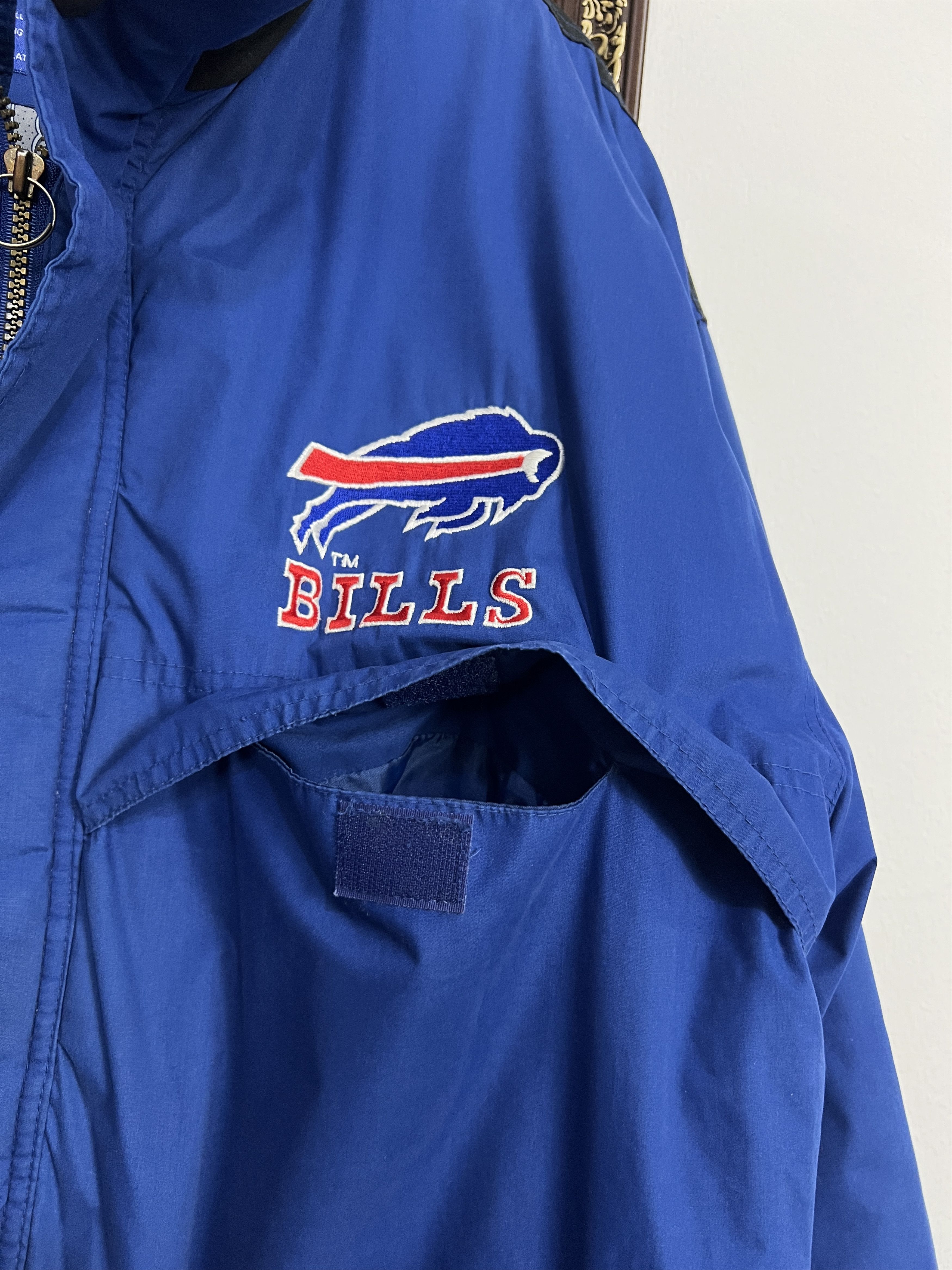 Starter Vintage 90's Buffalo Bills Padded Long Jacket NFL Rare Size US XL / EU 56 / 4 - 5 Thumbnail