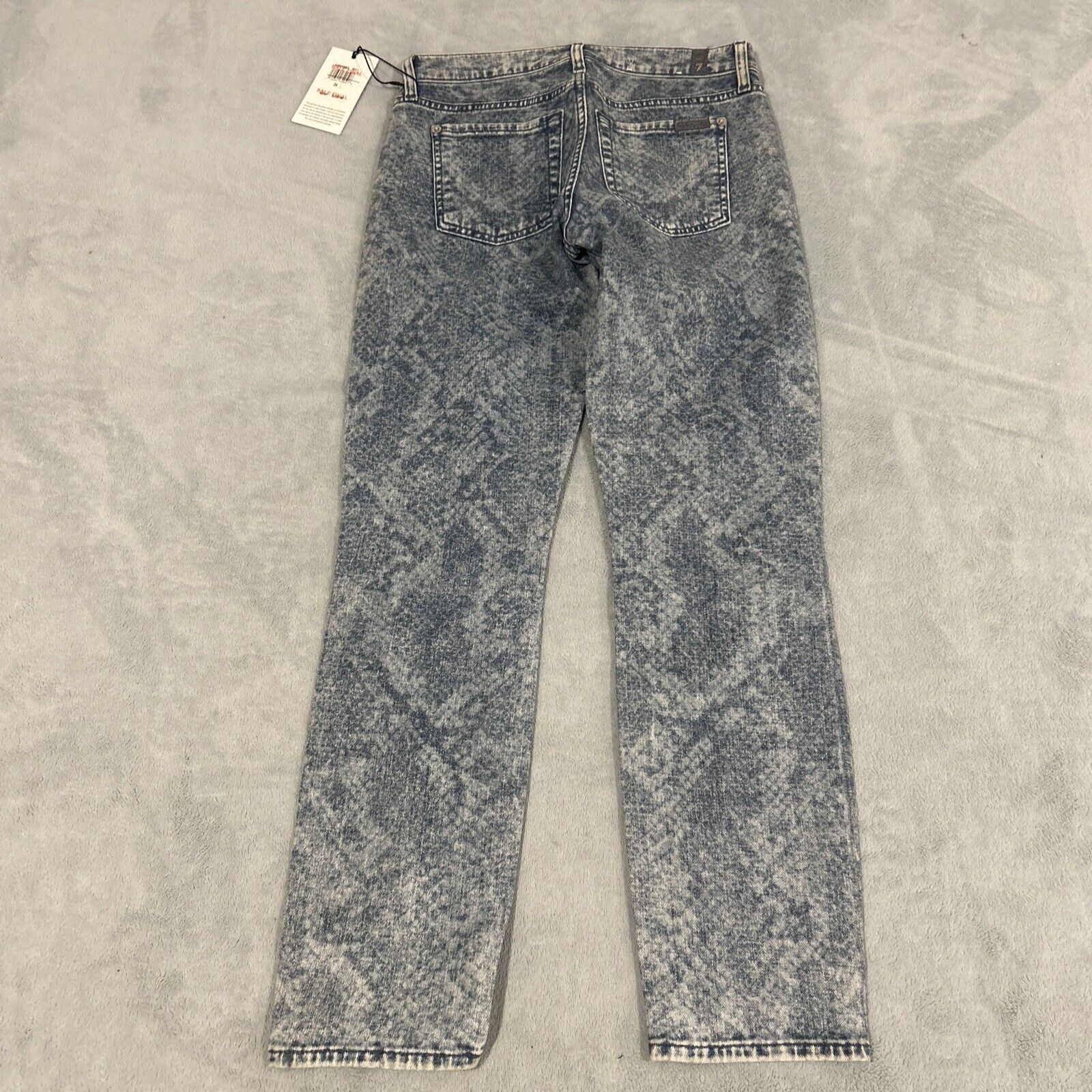 7 For All Mankind 7 For All ManKind Jeans Womens 27x27 Austyn Slim Ankle Snake Size 27" / US 4 / IT 40 - 2 Thumbnail