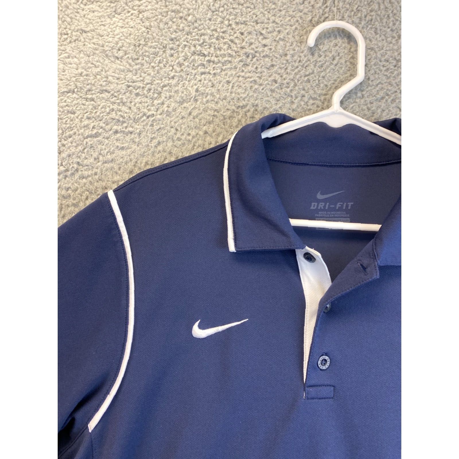 Nike Nike Dri-FIT Polo Shirt Short Sleeve Golf Adult S Blue Mens 92-37 Size US S / EU 44-46 / 1 - 5 Thumbnail