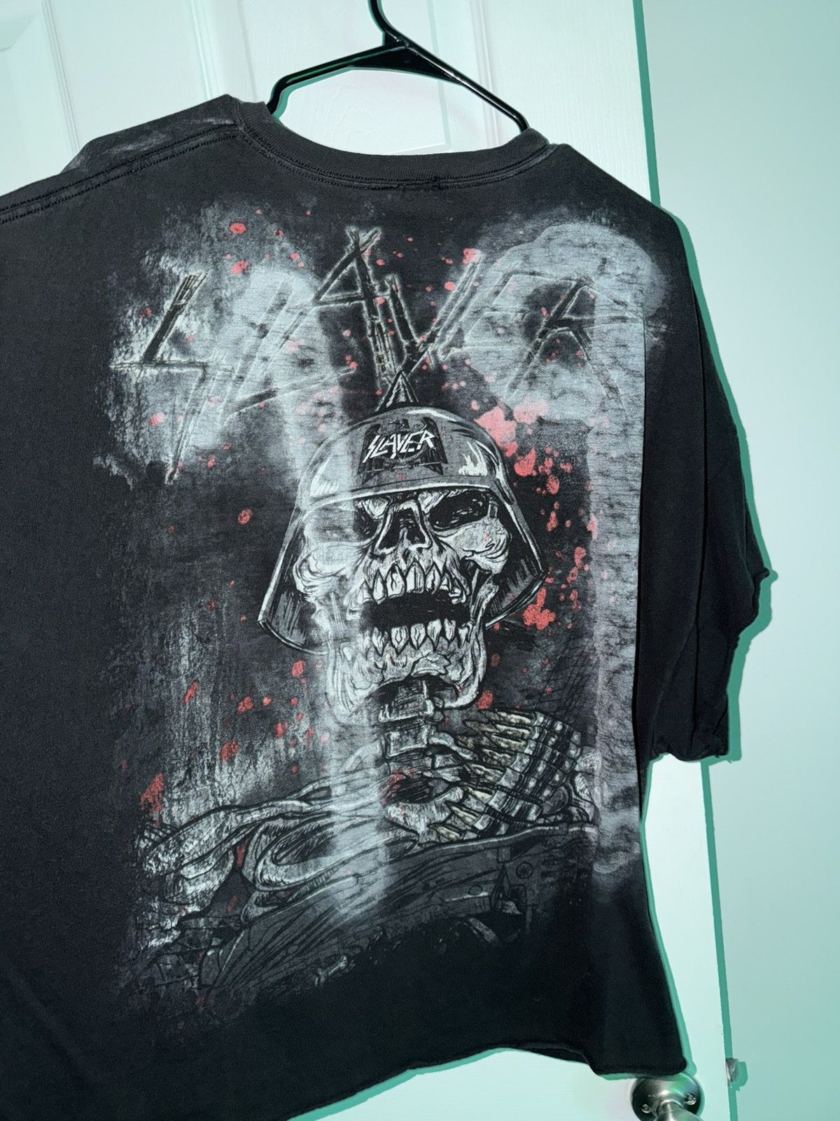 Slayer Slayer gun t (19) Boxy Fit Size US XL / EU 56 / 4 - 4 Thumbnail