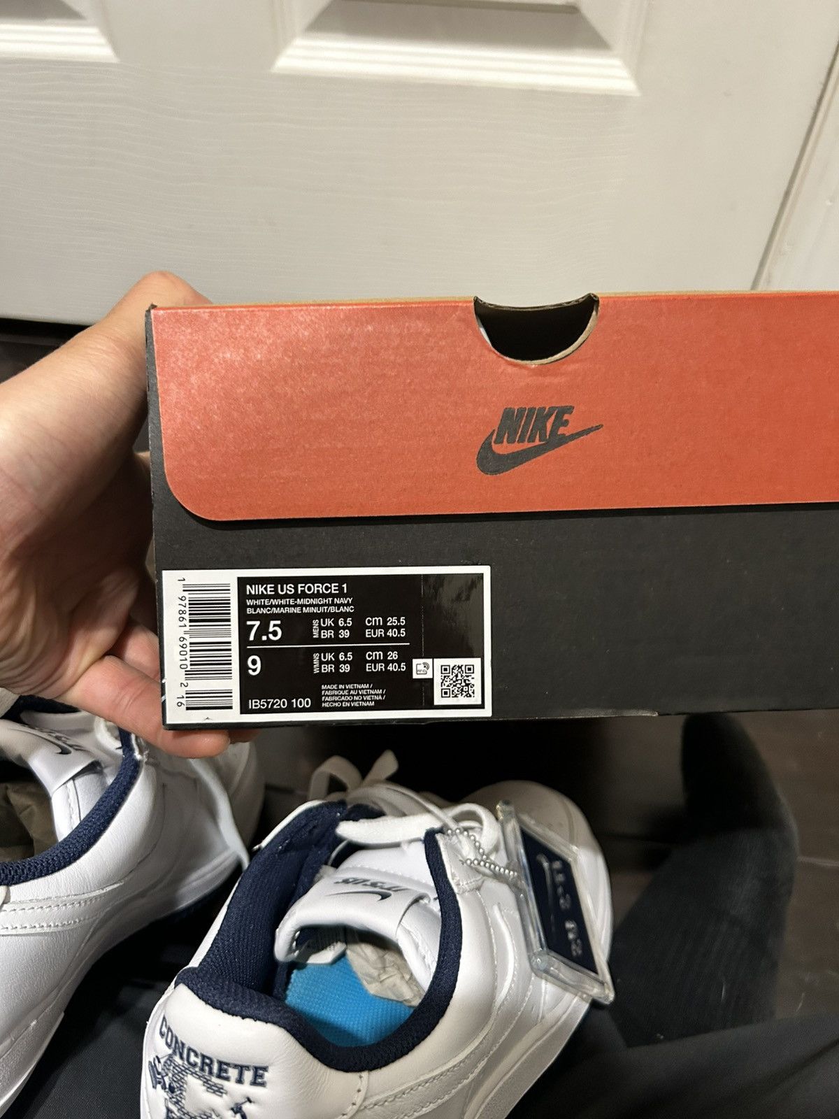 Nike Nike Air Force 1 x Concrete Boys Size US 7.5 / EU 40-41 - 11 Thumbnail