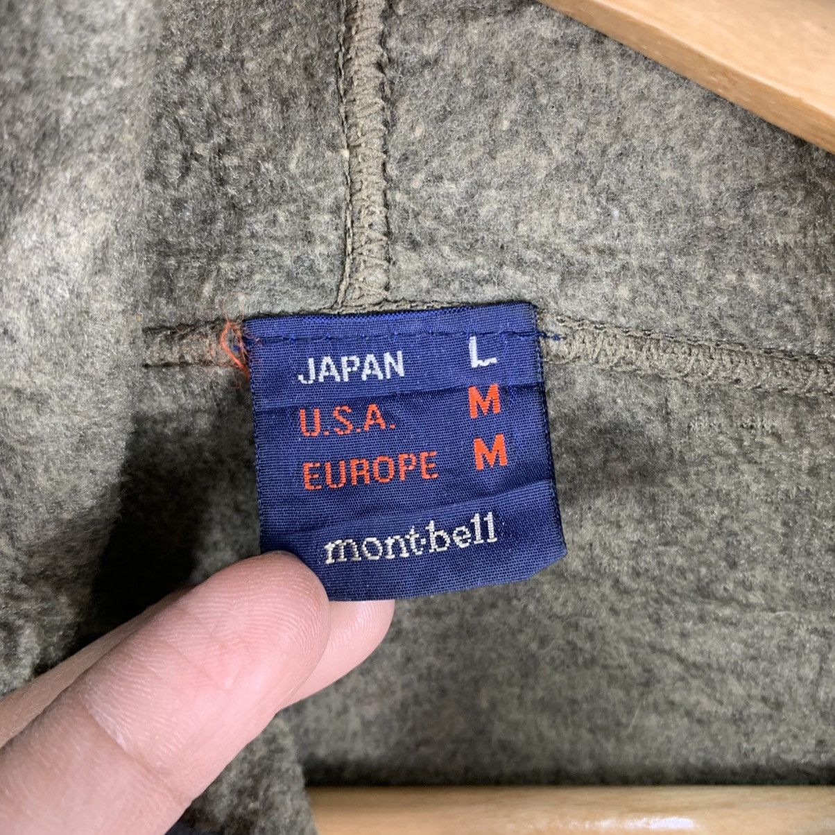 Montbell Vintage MONTBELL Mont-Bell Polartec Fleece Zipper Jacket Size US L / EU 52-54 / 3 - 9 Thumbnail