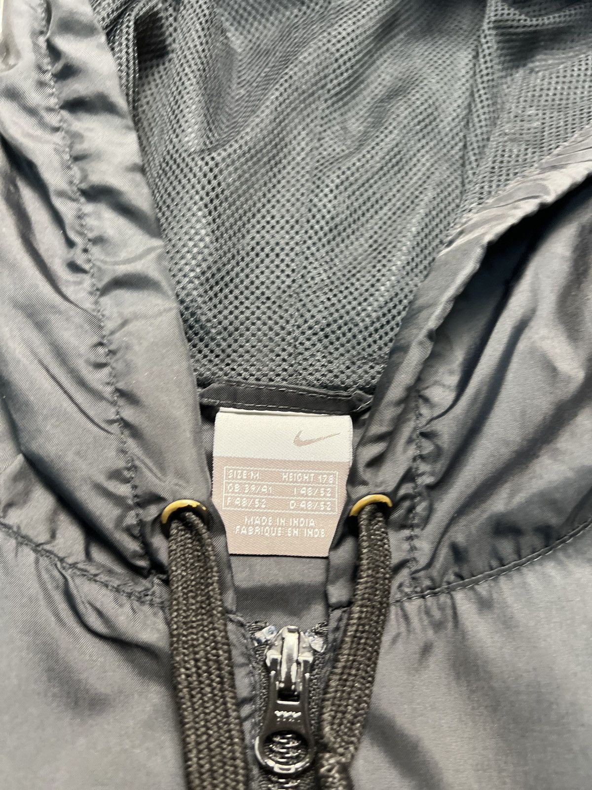 Nike × Vintage Vintage 90’s Nike Nylon Track Jacket Drill Mini Swoosh Y2k Size US M / EU 48-50 / 2 - 5 Thumbnail