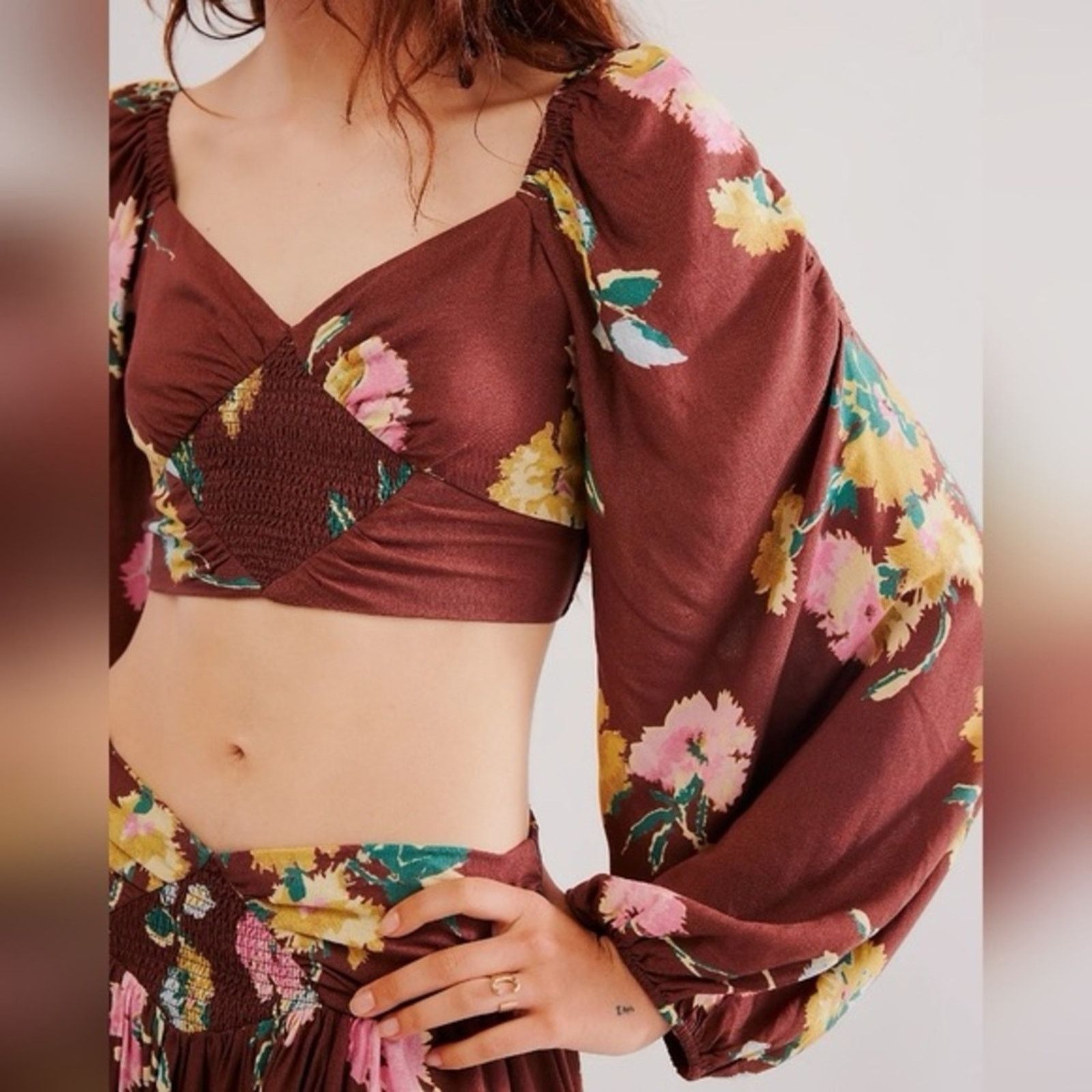 Free People Free People Dusk Till Dawn Long Sleeve CropTop Womens Small Size S / US 4 / IT 40 - 2 Thumbnail