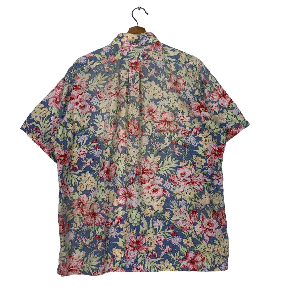 Reyn Spooner REYN SPOONER Floral Motif Design Half Button Shirt #0225-C10 Size US M / EU 48-50 / 2 - 8 Thumbnail