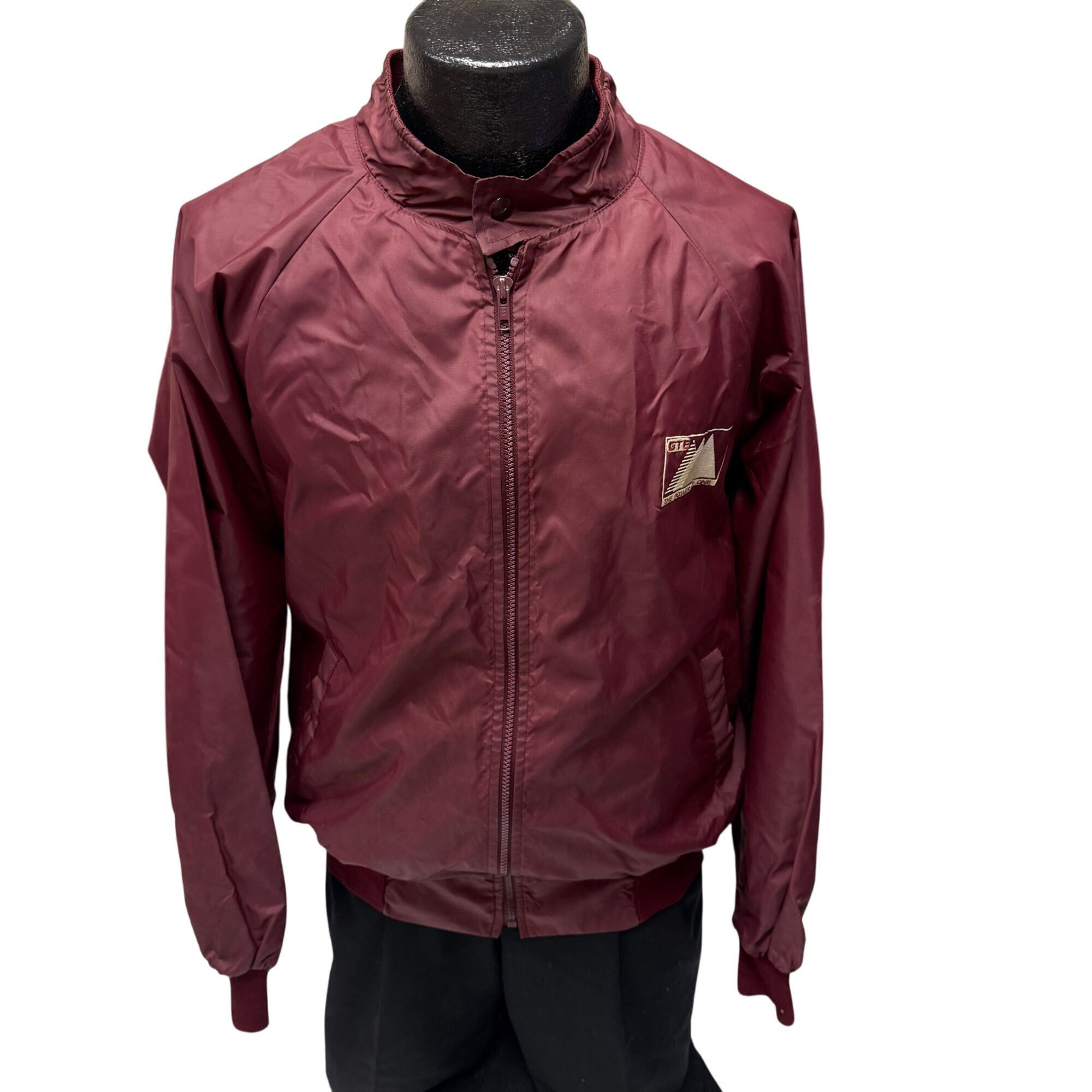 Other 80's Hartwell Maroon Nylon GTE The Power of One Jacket Size US XL / EU 56 / 4 - 2 Thumbnail