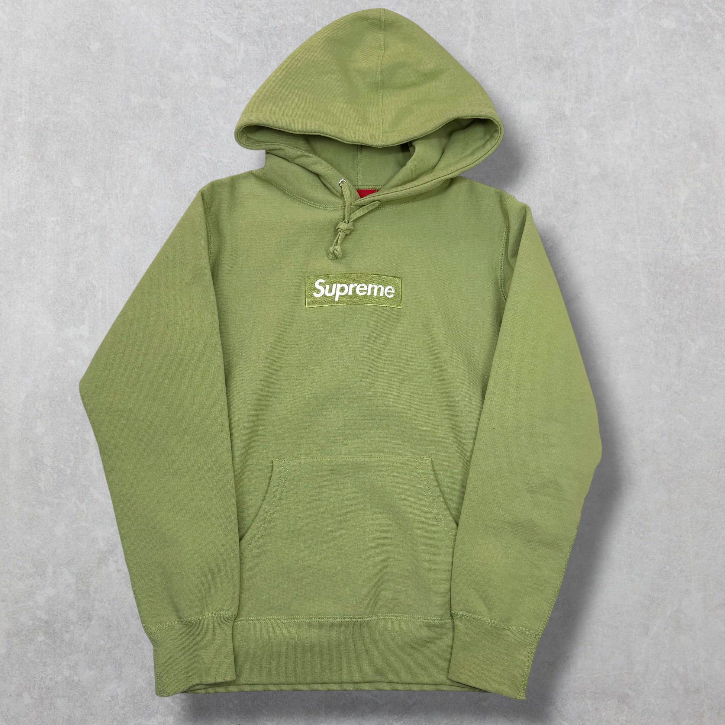 Supreme Supreme Box Logo Sage Hoodie S Size US S / EU 44-46 / 1 - 1 Thumbnail