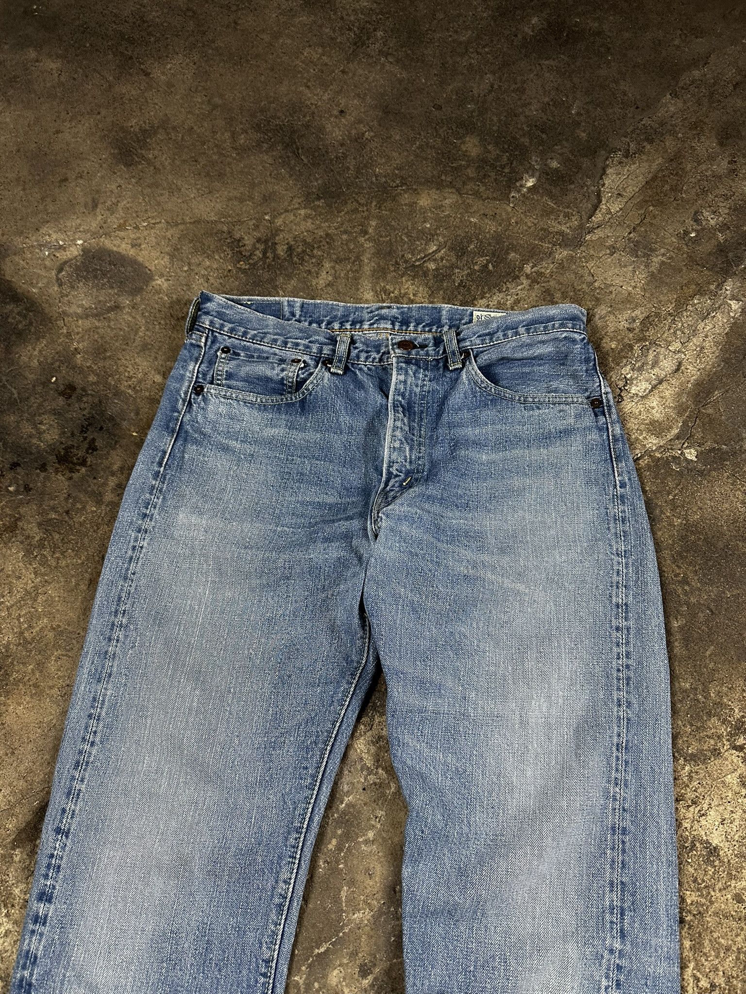 Orslow Japan Made Selvedge Orslow Straight Jeans Size US 30 / EU 46 - 5 Thumbnail