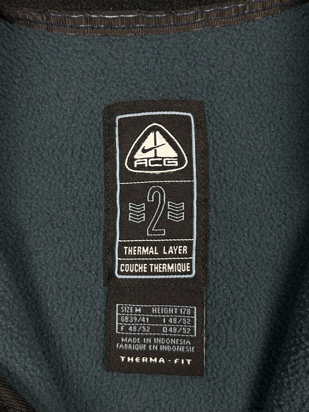 Arc'teryx × Nike ACG × Vintage Vintage Nike ACG Fleece Vest Jacket Size US M / EU 48-50 / 2 - 8 Thumbnail