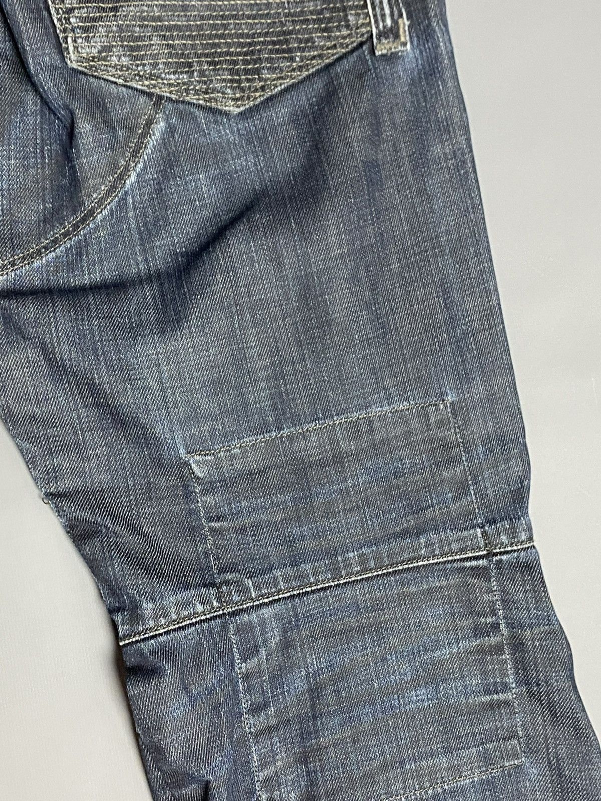 G-Star Mens G-Star Fire Elwood Narrow Jeans Dark Wash Biker W29 L32 Size US 29 - 5 Thumbnail