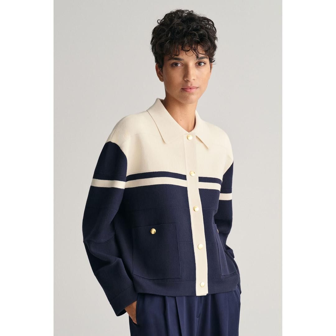 Gant Gant Color blocked cardigan Blazer Size S / US 4 / IT 40 - 1 Thumbnail