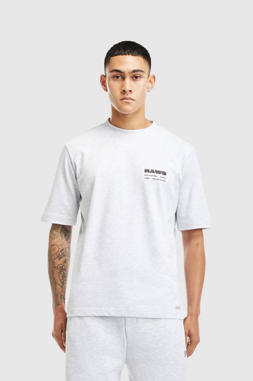 Peso Peso Clo Raws Slim Heavy Logo T Shirt Gray Size XL/XXL Size US XL / EU 56 / 4 - 2 Thumbnail
