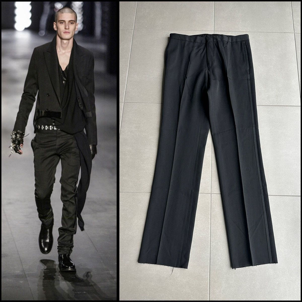 Dior × Hedi Slimane Dior Homme AW04 Black Pants | Grailed