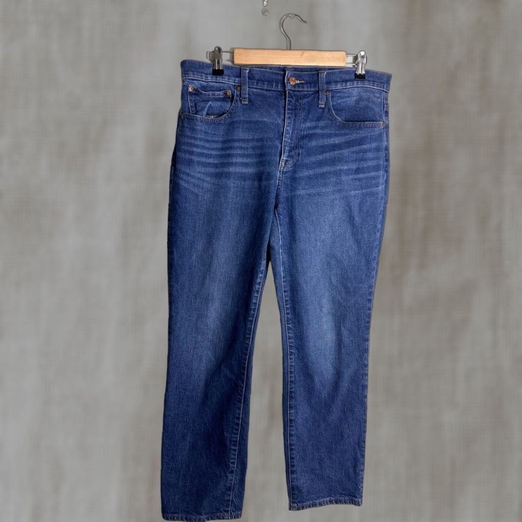 J.Crew J. Crew Jeans Slim Boyfriend Denim Stretch Womens Blue 30x28 Distressed AT848 Size 30" / US 8 / IT 44 - 1 Thumbnail